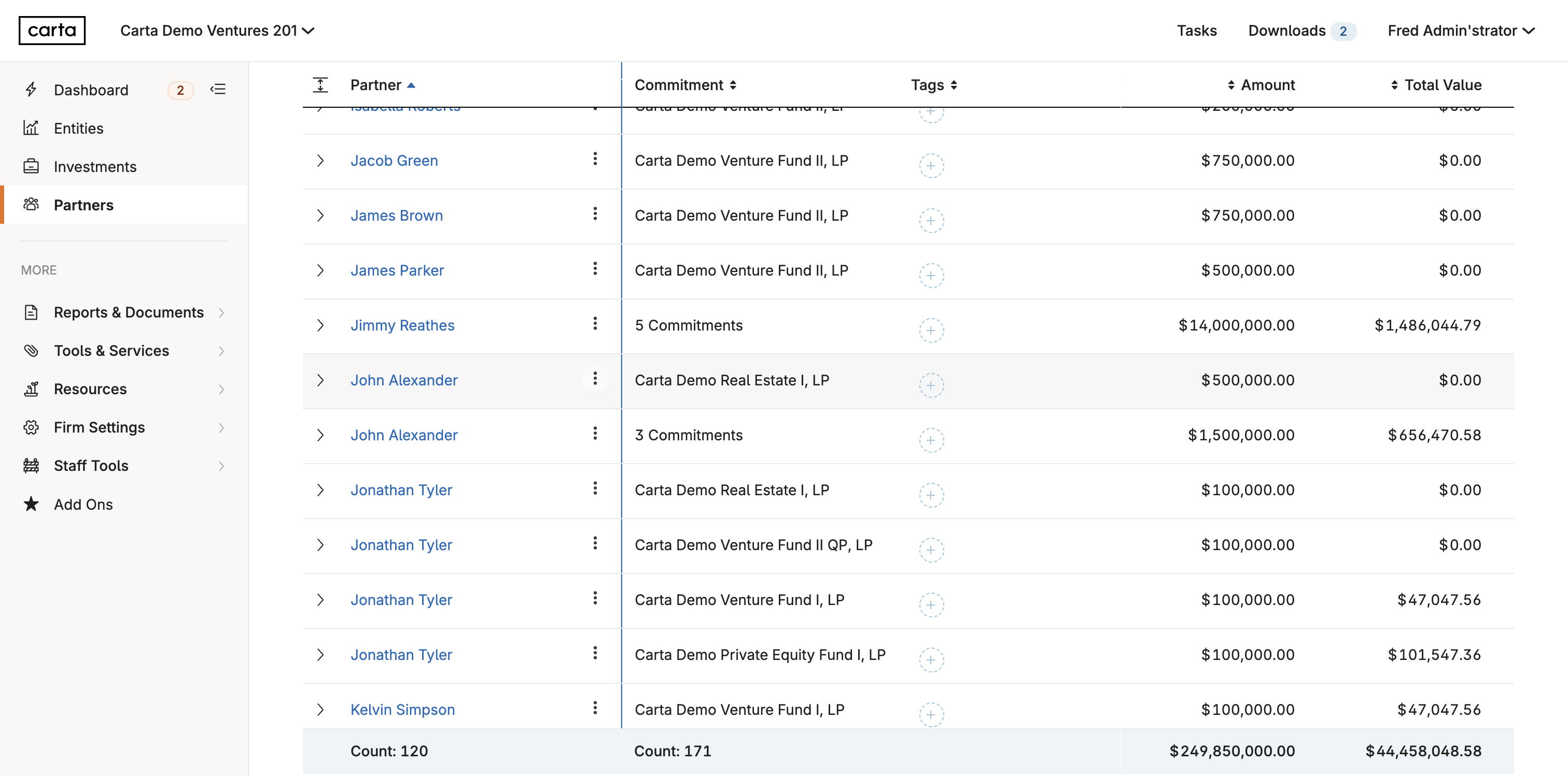 To group duplicate LPs, click the 3 dots