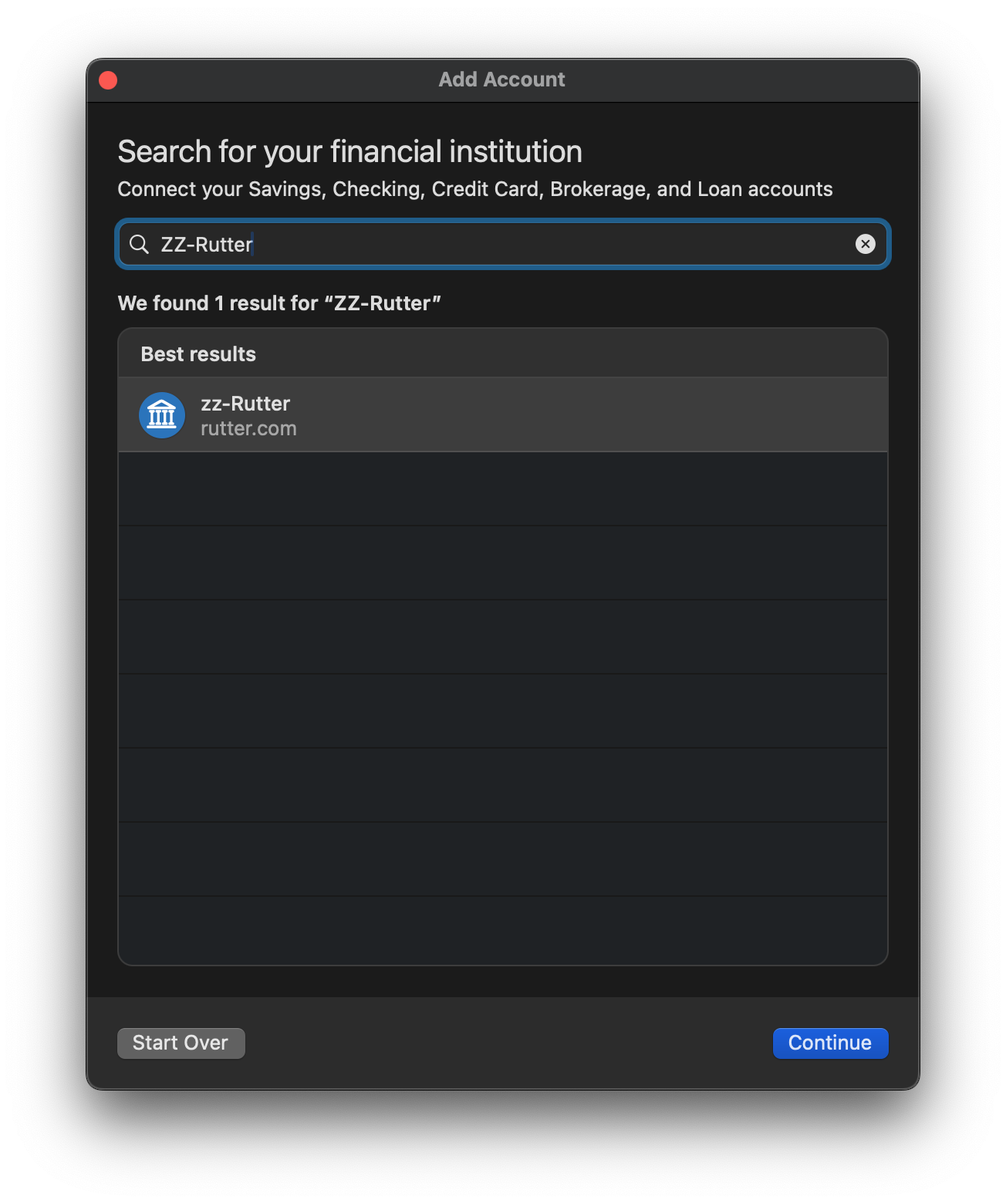 Your financial institution will appear with your custom logo and URL.