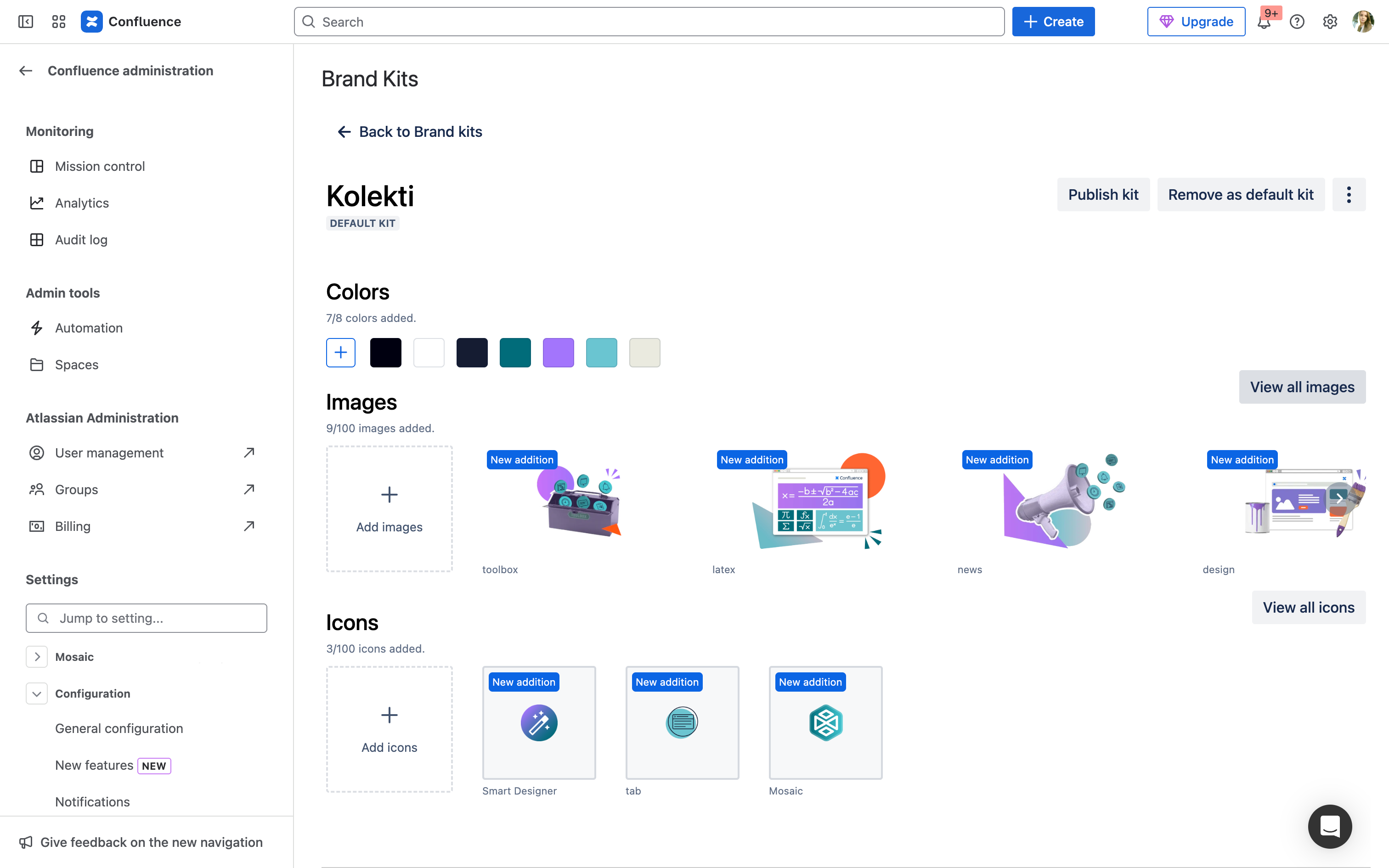 Save time creating consistent, professional content with an integrated Brand Kit library.
