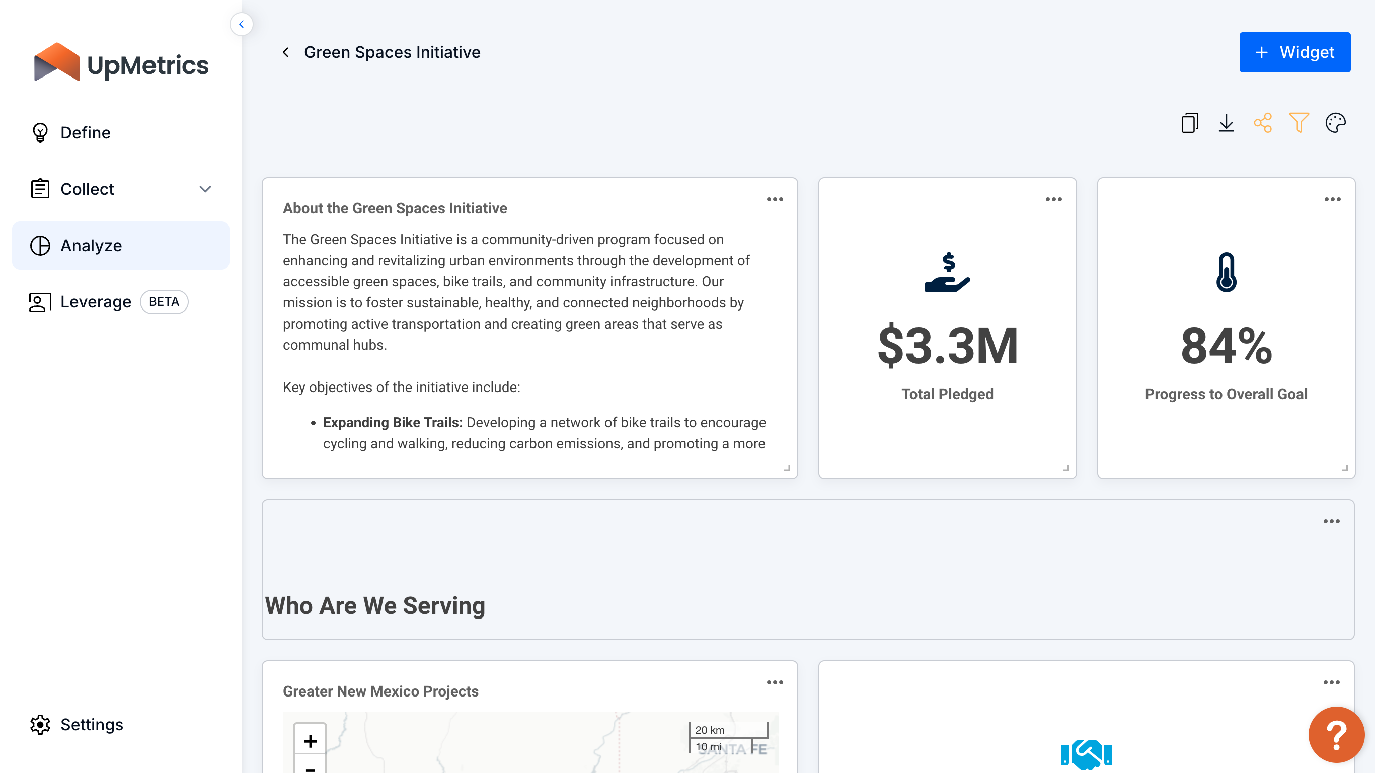 With a library of chart types and drag-and-drop functionality, dashboards can easily be configured to suit your needs.