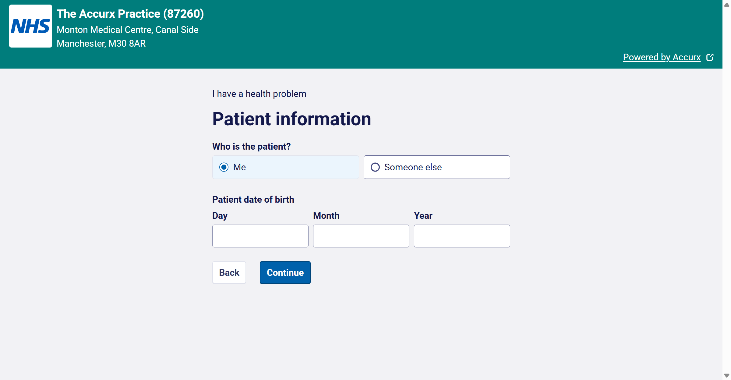 You can submit a request for yourself or for someone else