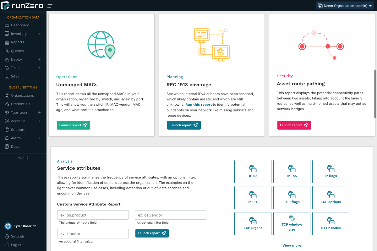 The Asset route pathing report helps your understand you network segmentation