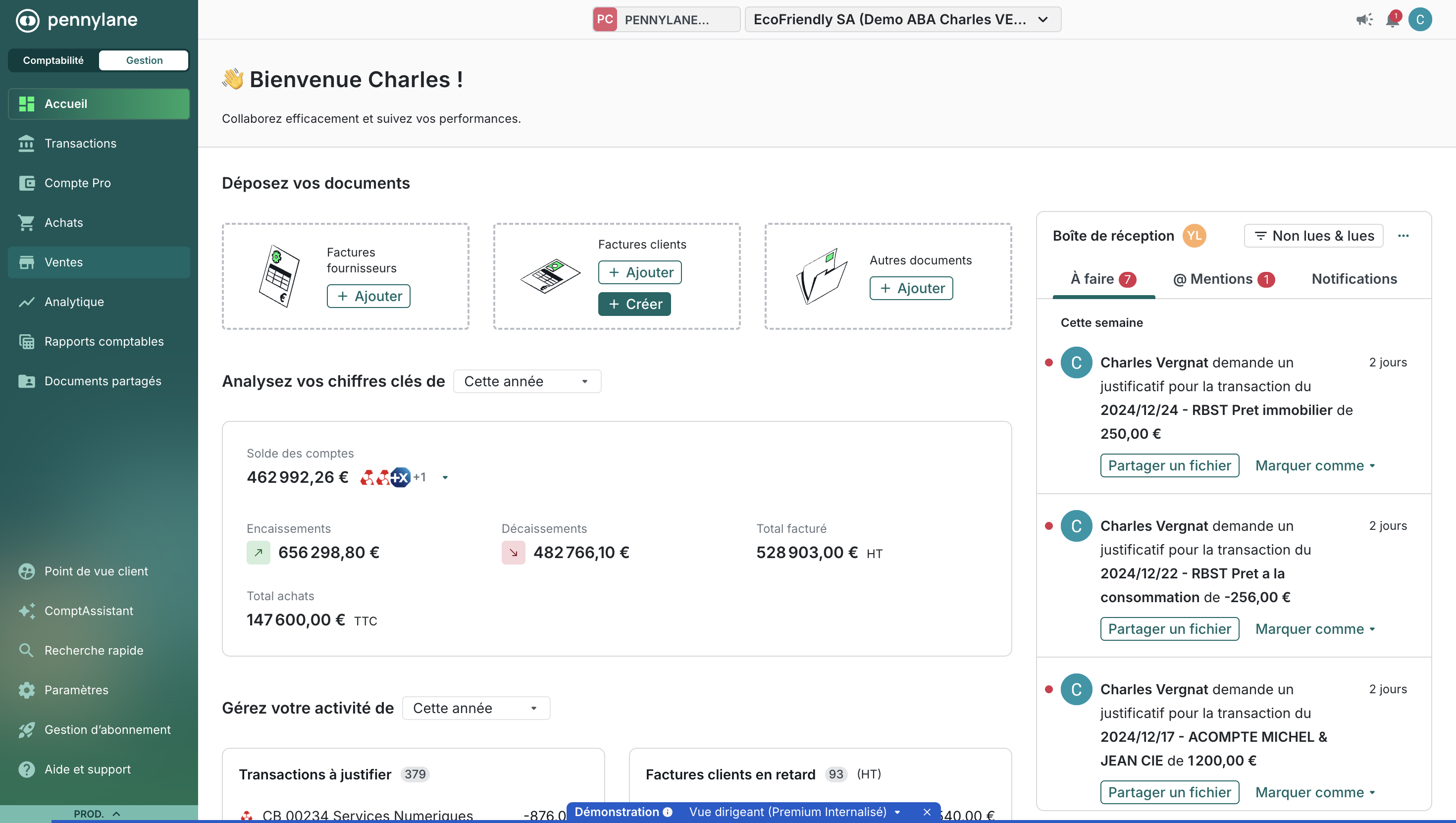 Avec Pennylane, la facture électronique n’est pas seulement un sujet du futur : elle est déjà opérationnelle et accessible.

Les factures arrivent automatiquement, et sont contrôlées, payées puis comptablisées au même endroit. 

La Plateforme Agréée est intégrée nativement à Pennylane : pas de nouvel outil à déployer, pas de perte d’information entre des outils dispersés.

Les cabinets et leurs clients peuvent ainsi se mettre en situation réelle d’application de la réforme dès aujourd’hui, sans attendre septembre 2026.