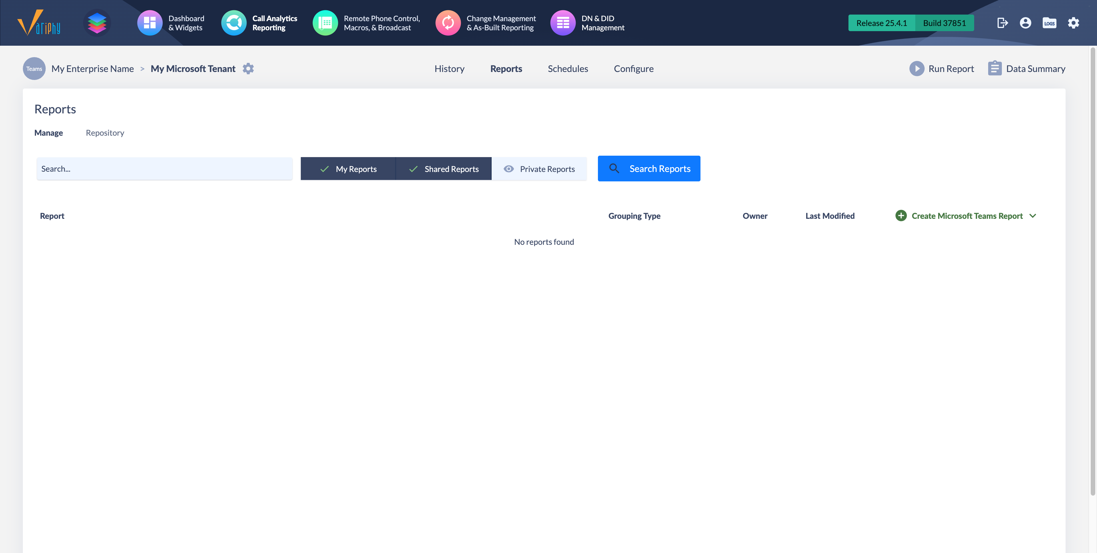 Start by navigating to the DN & DID Management section to access settings for Direct Numbers and Direct Inward Dialing.