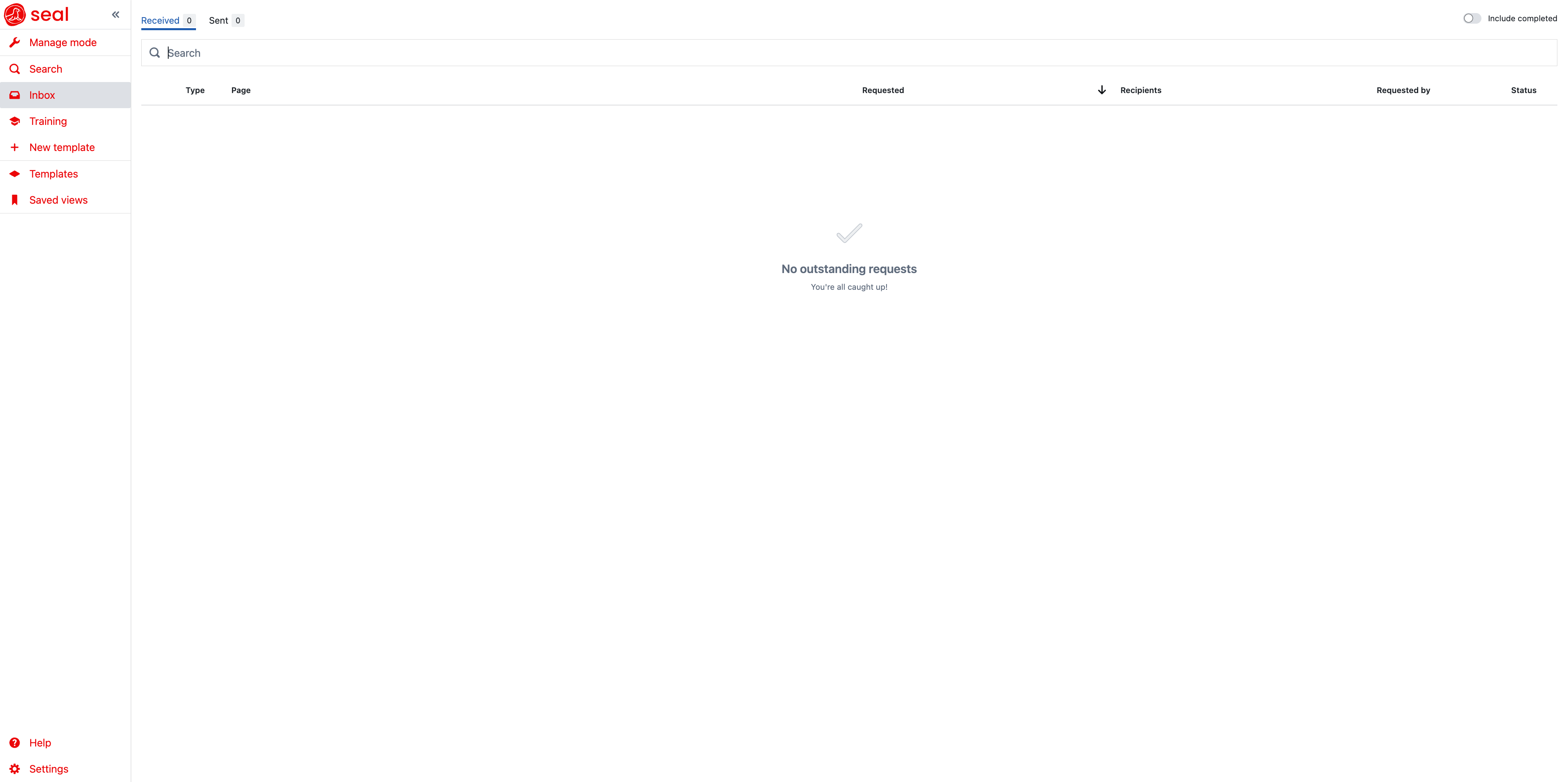 Go to the templates page