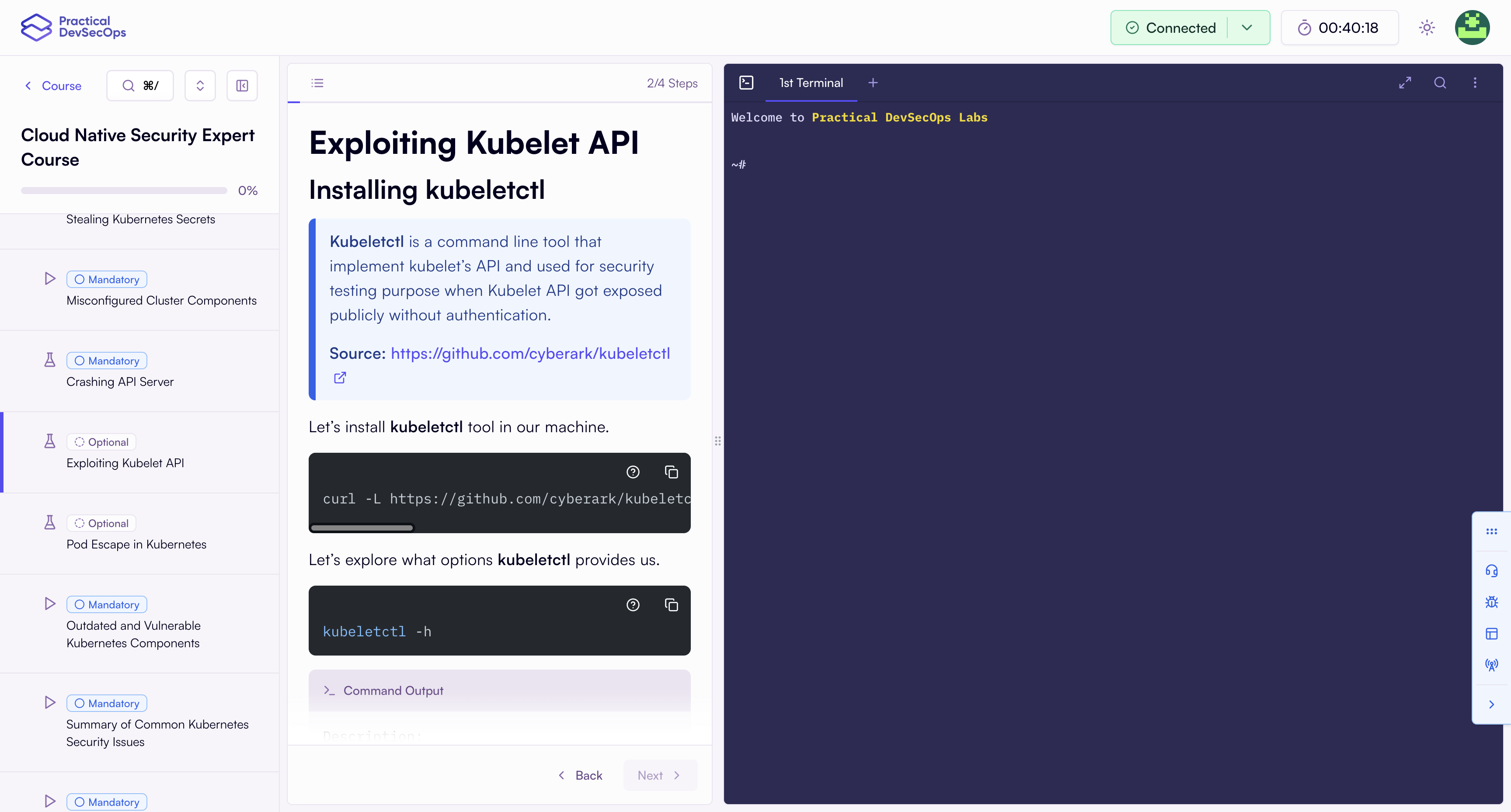 Let's start by installing kubectl tool in our machine.