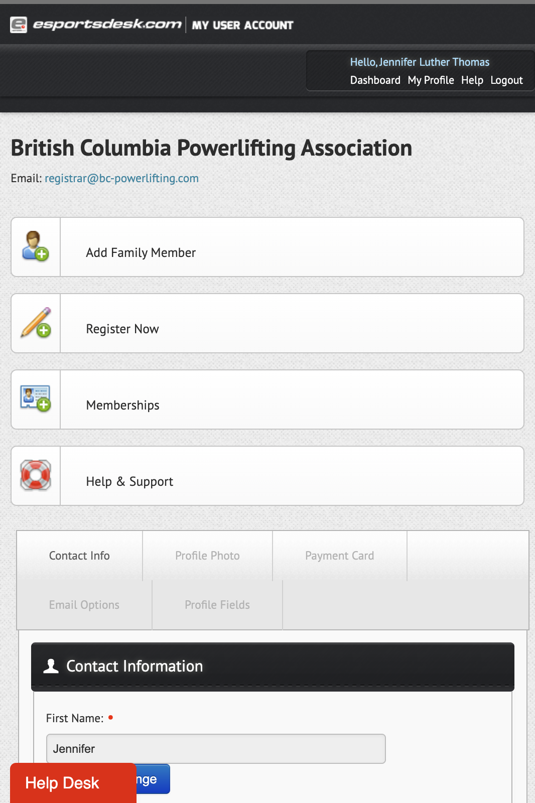 Go to the Memberships section to manage or view your current membership.