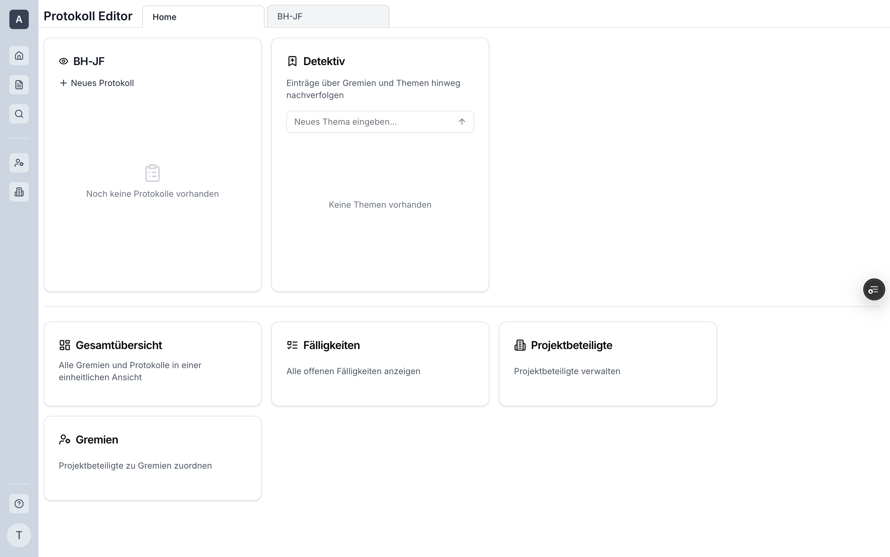 Jetzt wird ihr neu erstelltes Gremium angezeigt