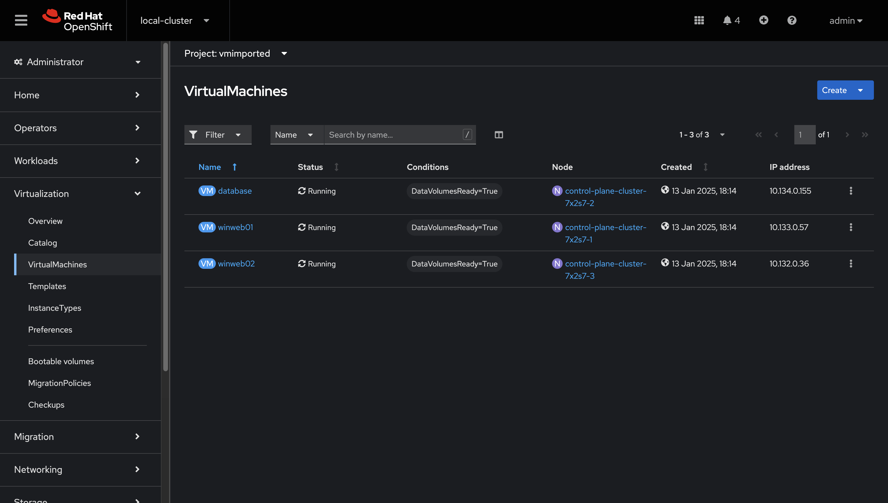 We have just seen how easy it is to move VMs to different nodes in the cluster to make better use of resources and improve performance.