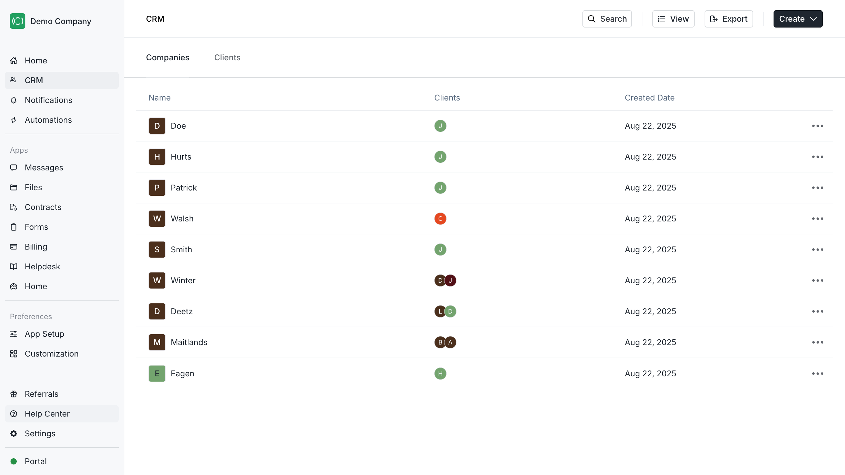 For maximum flexibility, you can now rename the terms you use for "clients" and "companies" in your CRM and across your workspace.