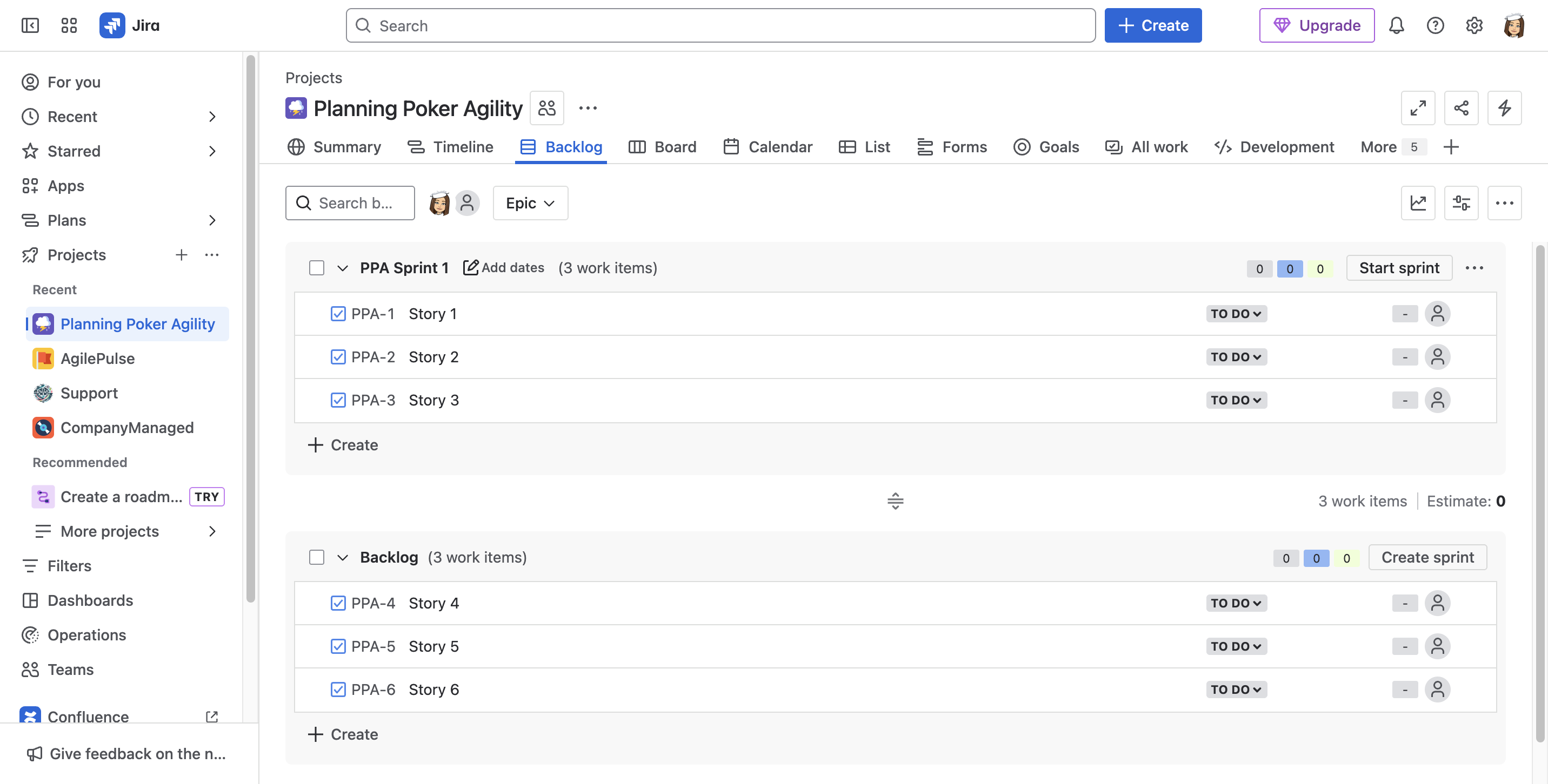 To access the app, go to the board view and select it from the <b>More</b> dropdown menu.