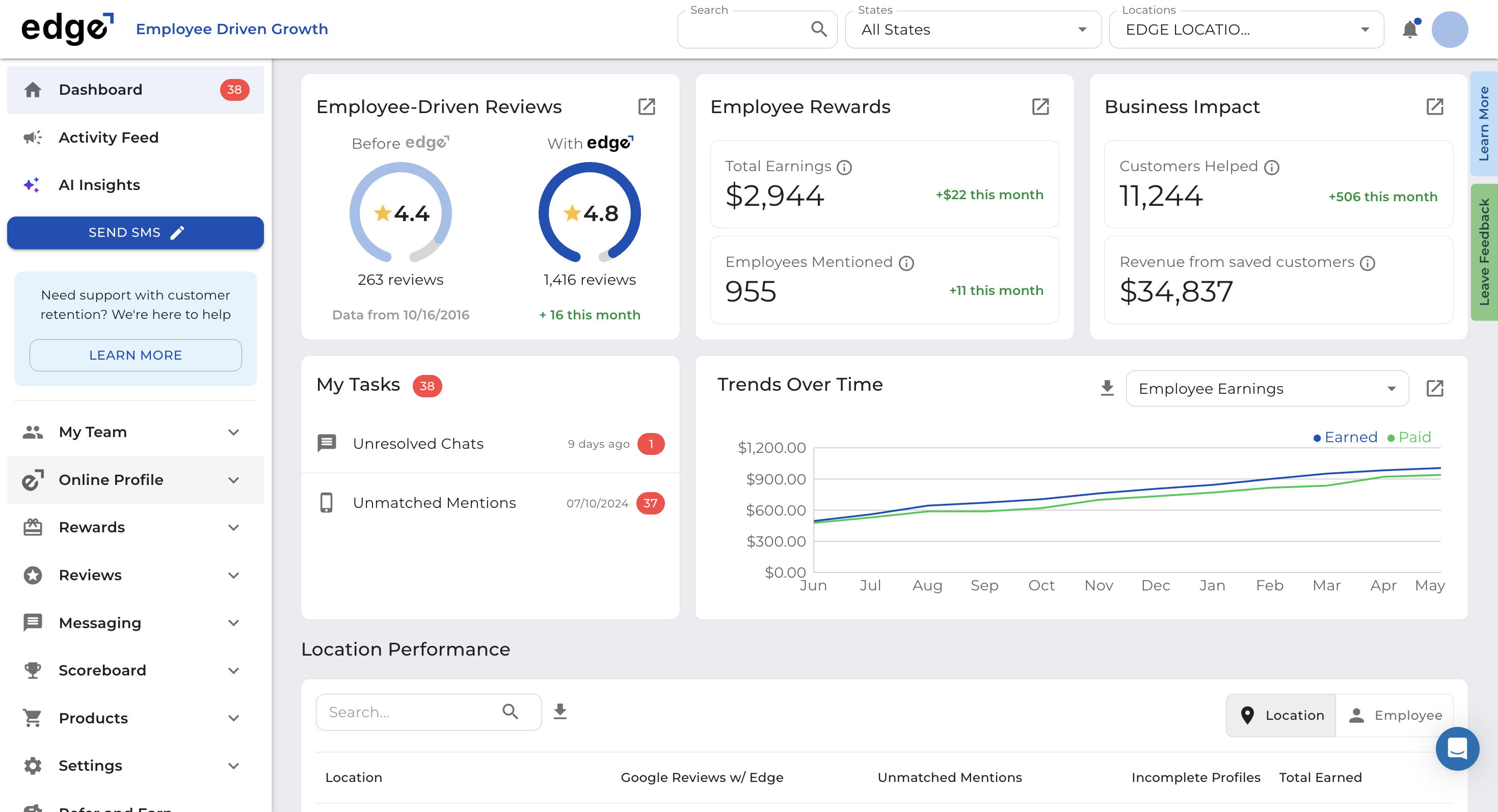 Get started by selecting the *My Team* section from the navigation menu to access all your team management tools and insights in one place.