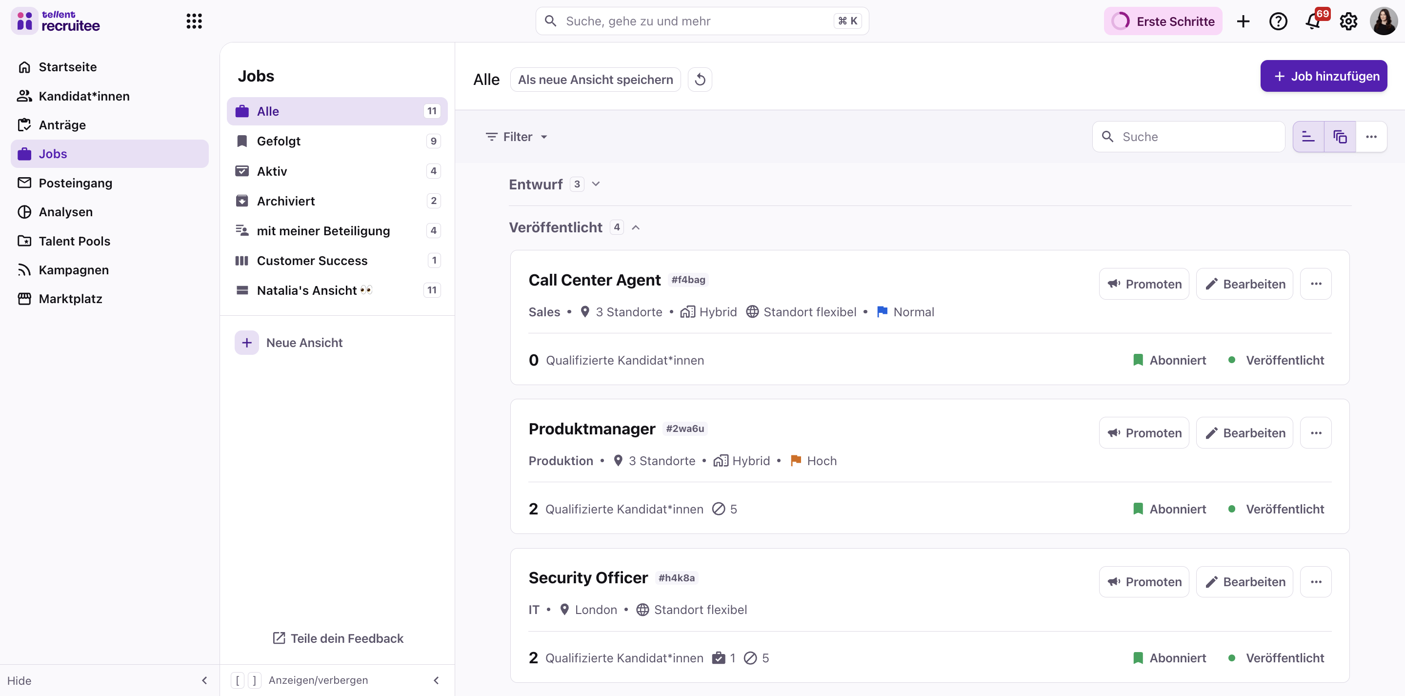 Gewinnen Sie wertvolle Zeit zurück, indem Sie wiederkehrende Aufgaben auf Autopilot stellen - mit **Prozessautomatisierungen**. 🪄

Erstellen Sie maßgeschneiderte Automatisierungen mit bedingungsabhängiger Logik und flexiblen Aktionen direkt in Ihrem Einstellungsprozess.