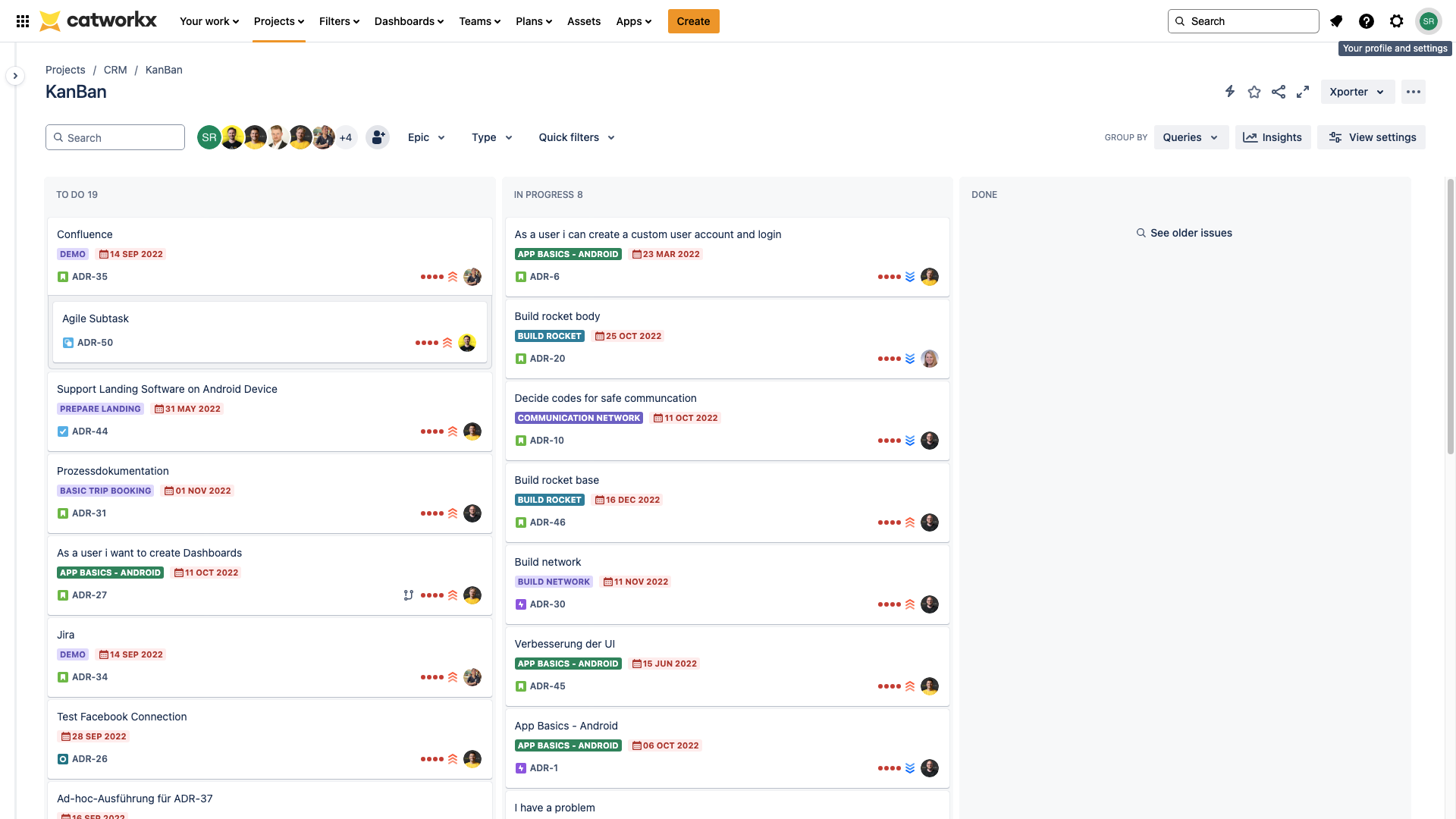 Access to the Template Library is available to every user from under the profile picture menu