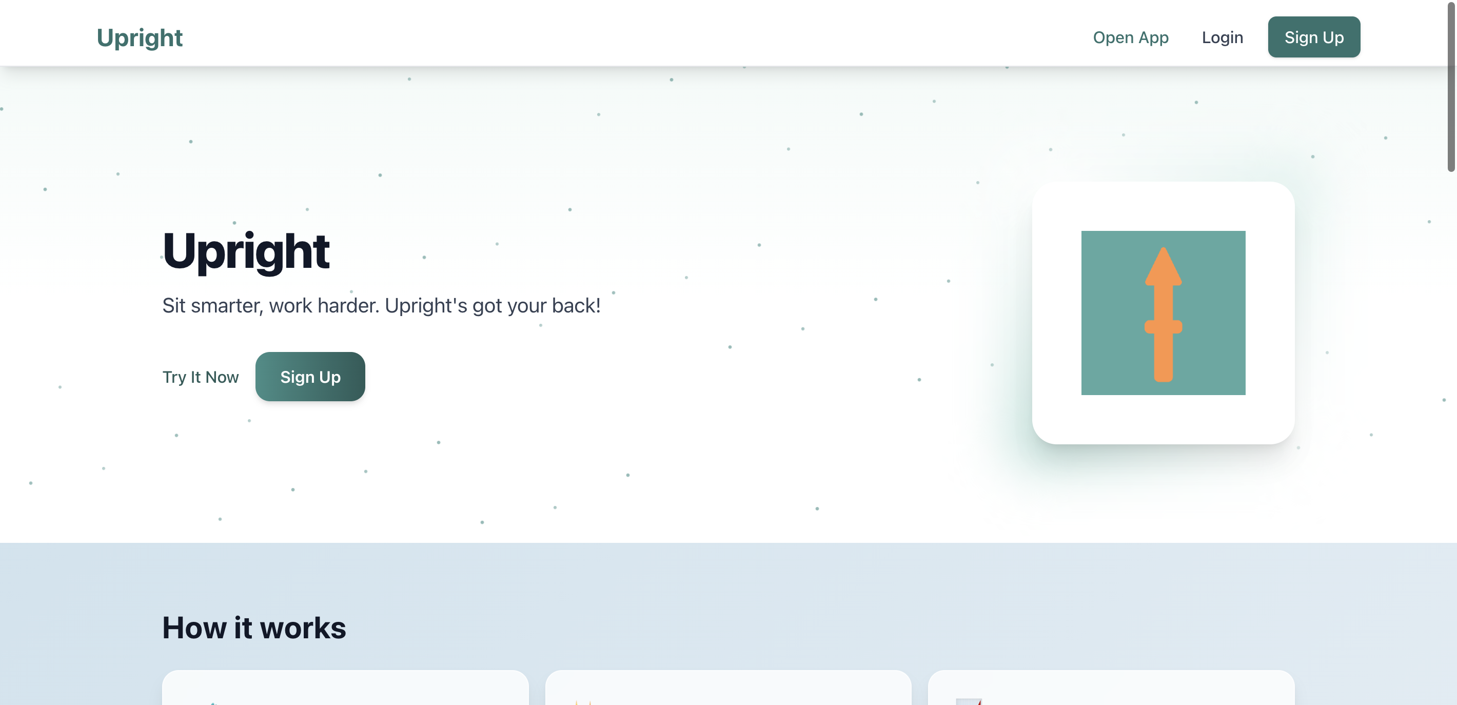 Start by launching the app.