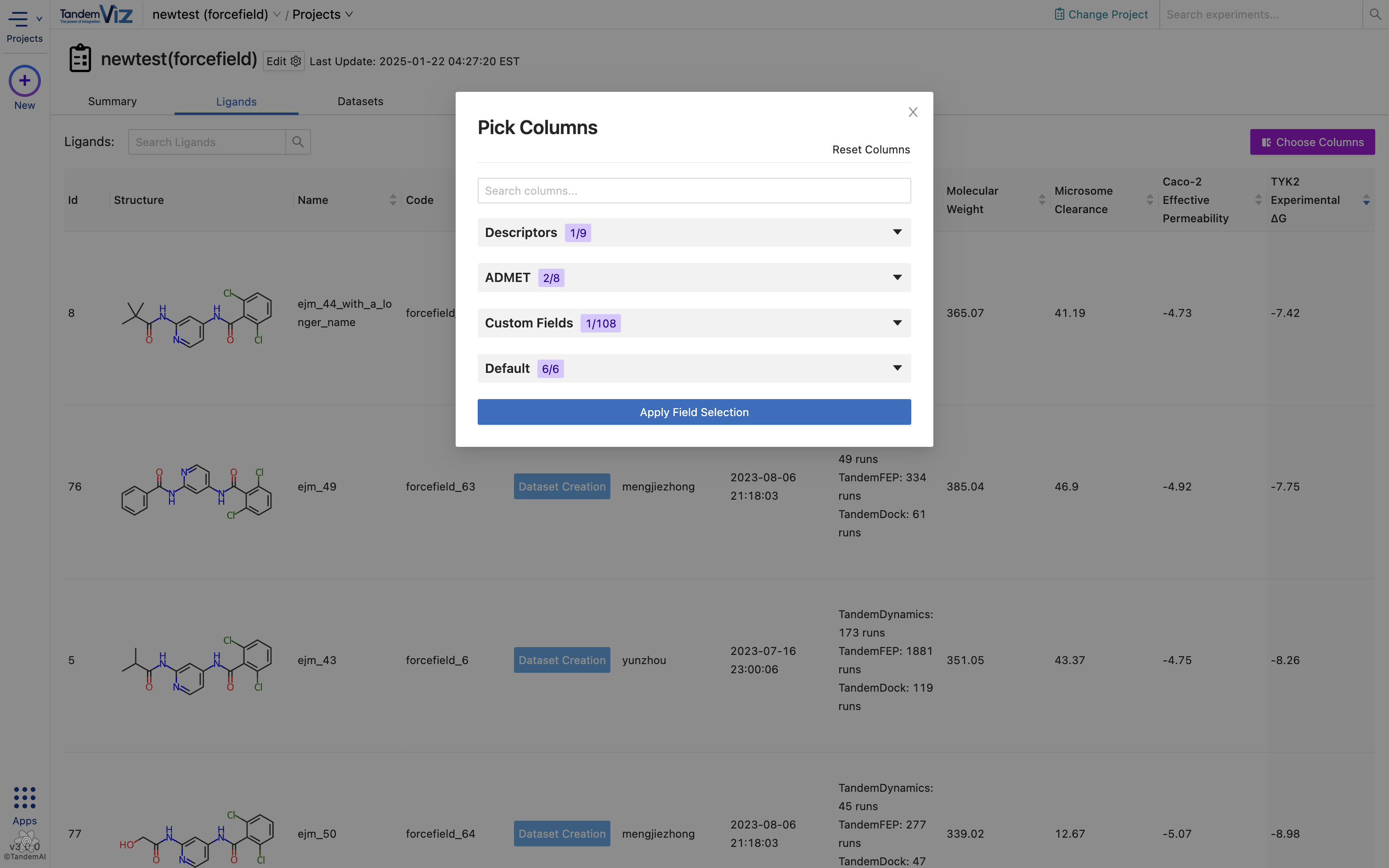 Pick any built-in descriptor