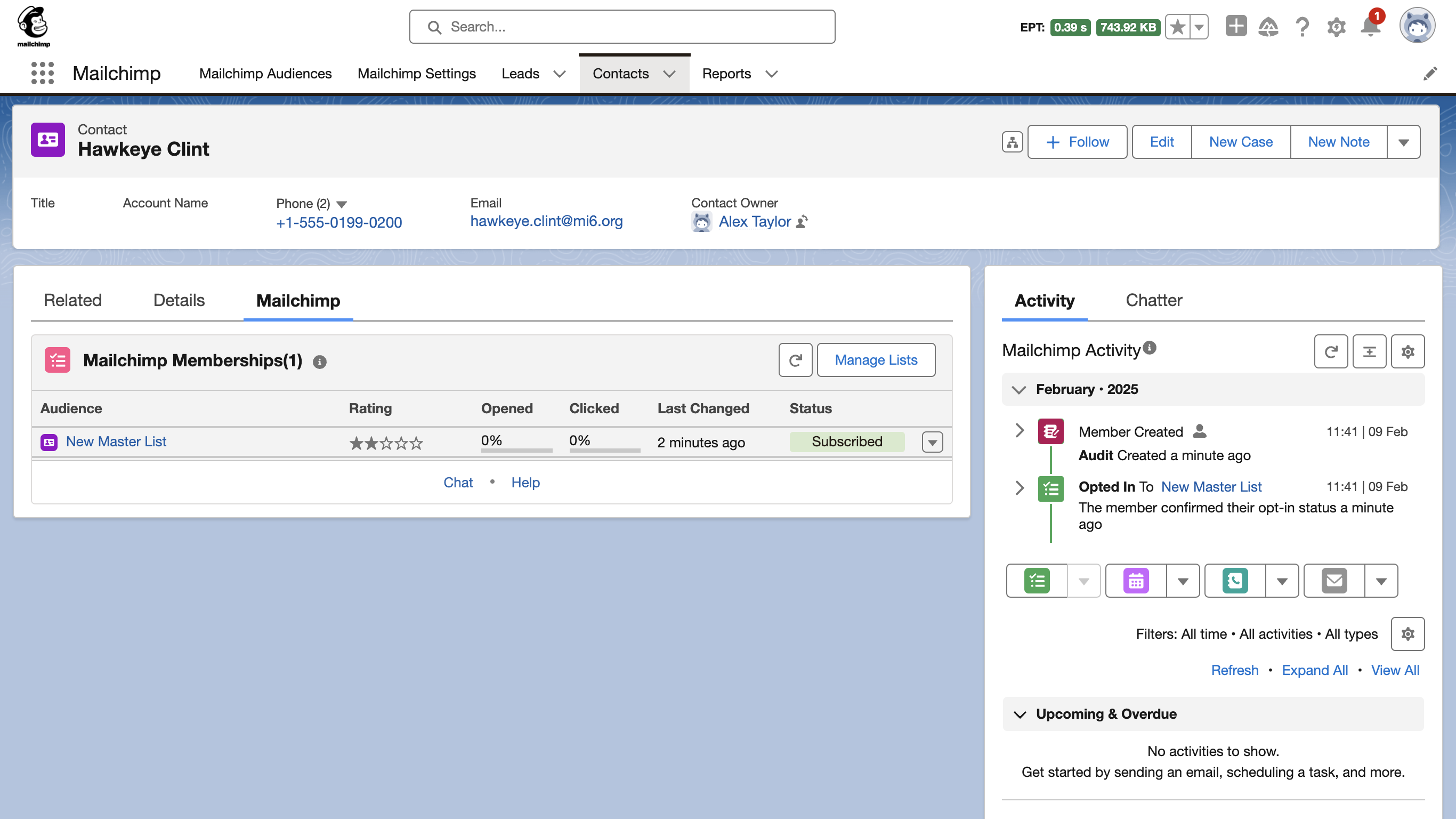 If you are already on our component, click the dropdown next to the audience you want to verify.