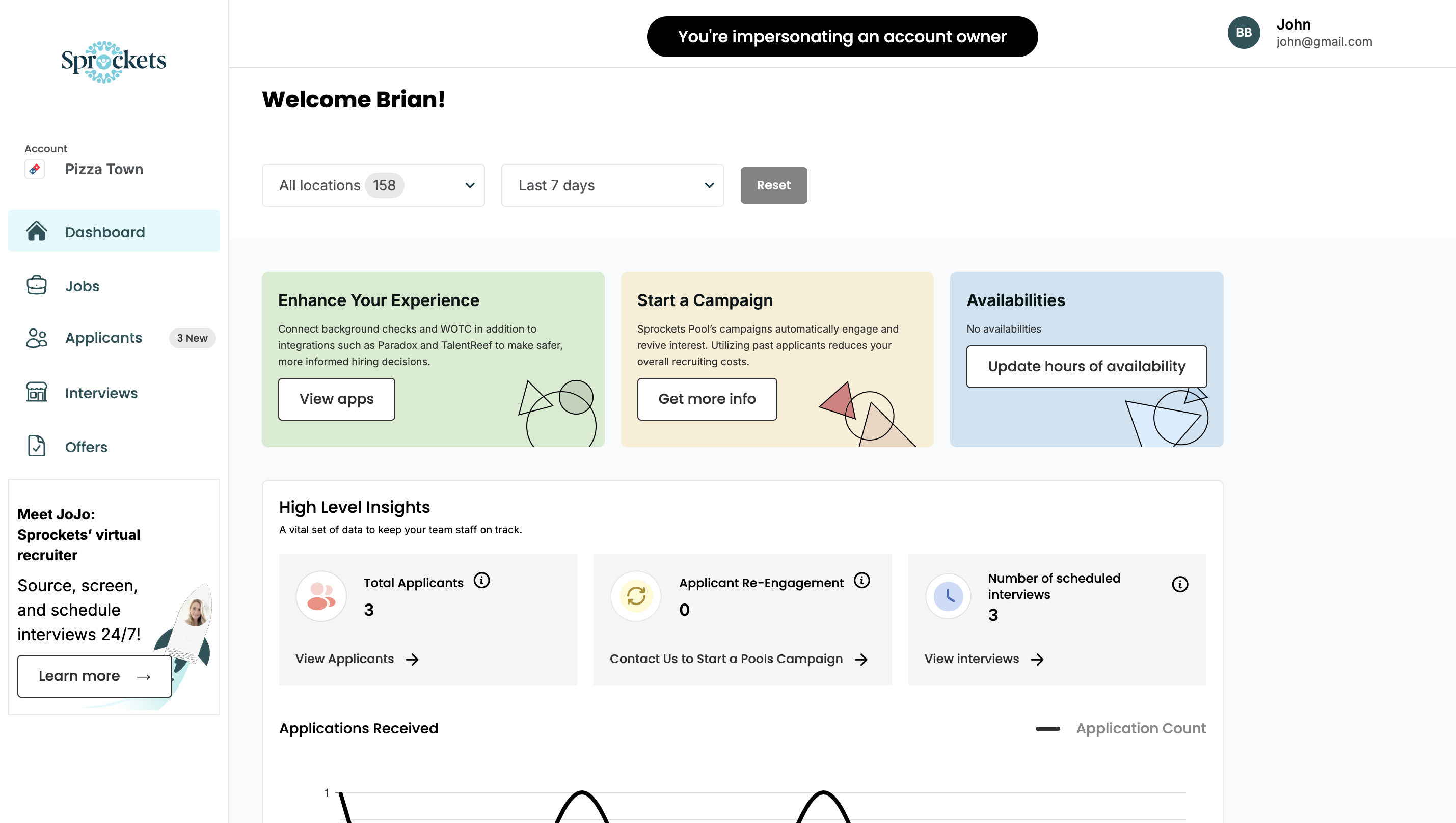 Select the user profile for more details.