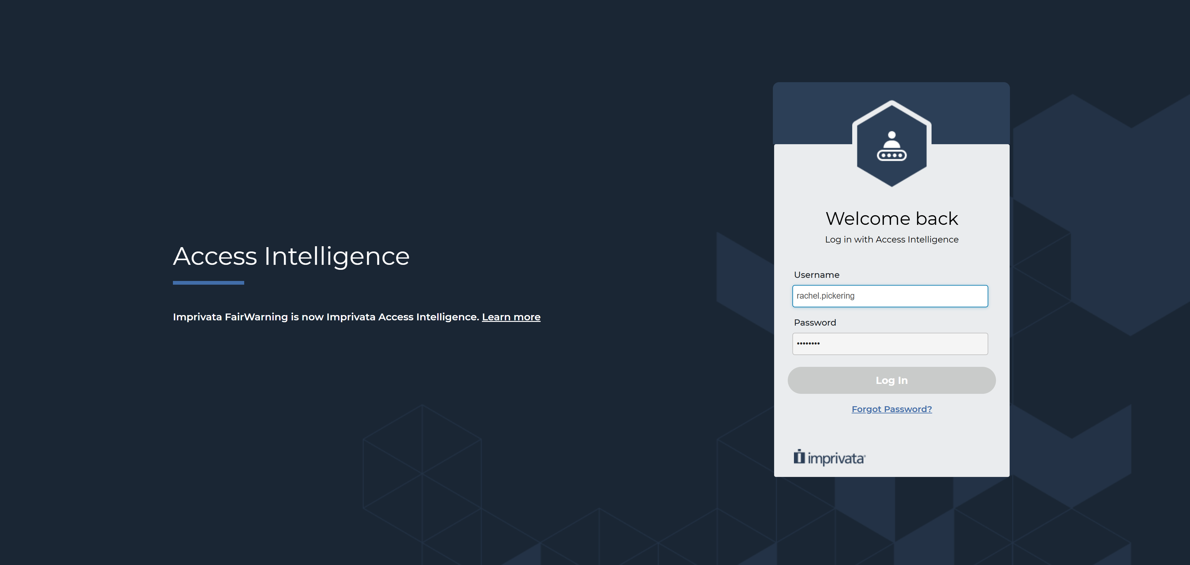 One simple log in for all of your Imprivata Analytics reporting.