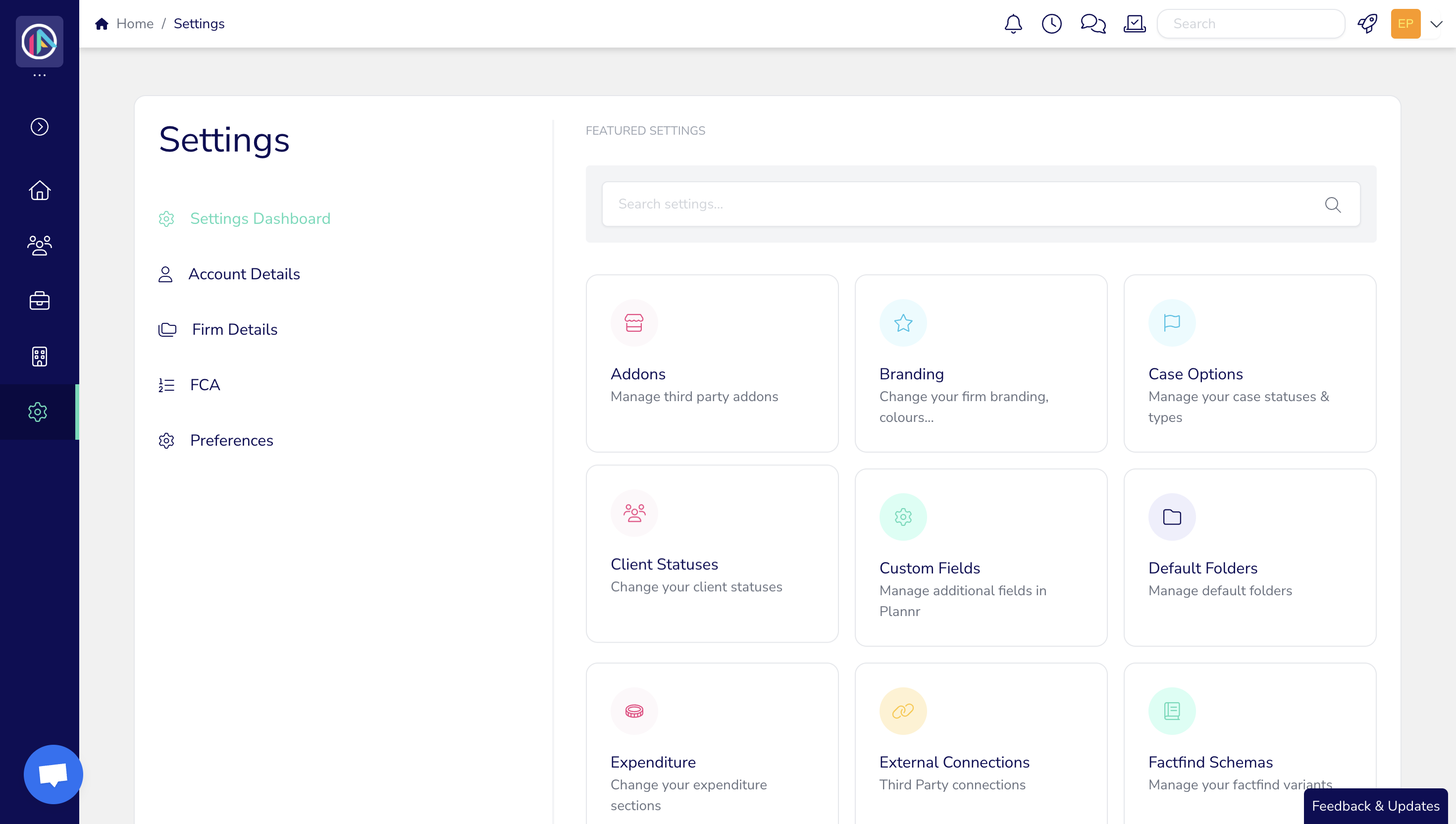 Click on **Custom Fields** to tailor your site to your unique needs.