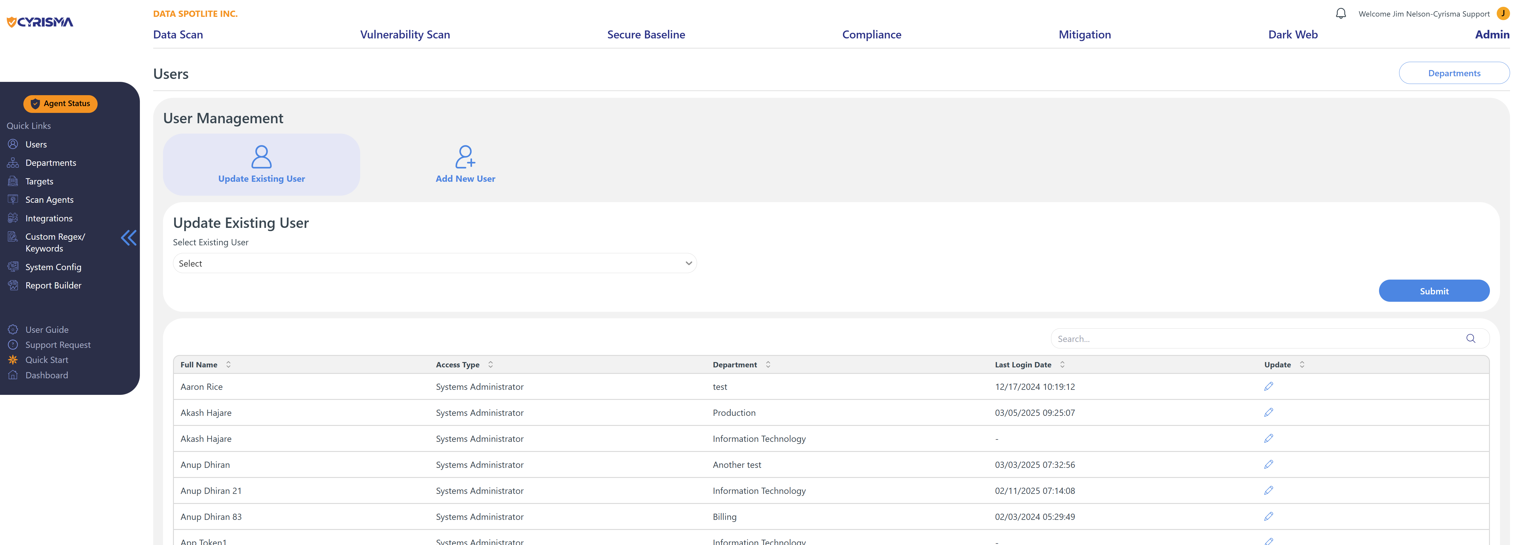 Click on **System Config** under the Quick Links.