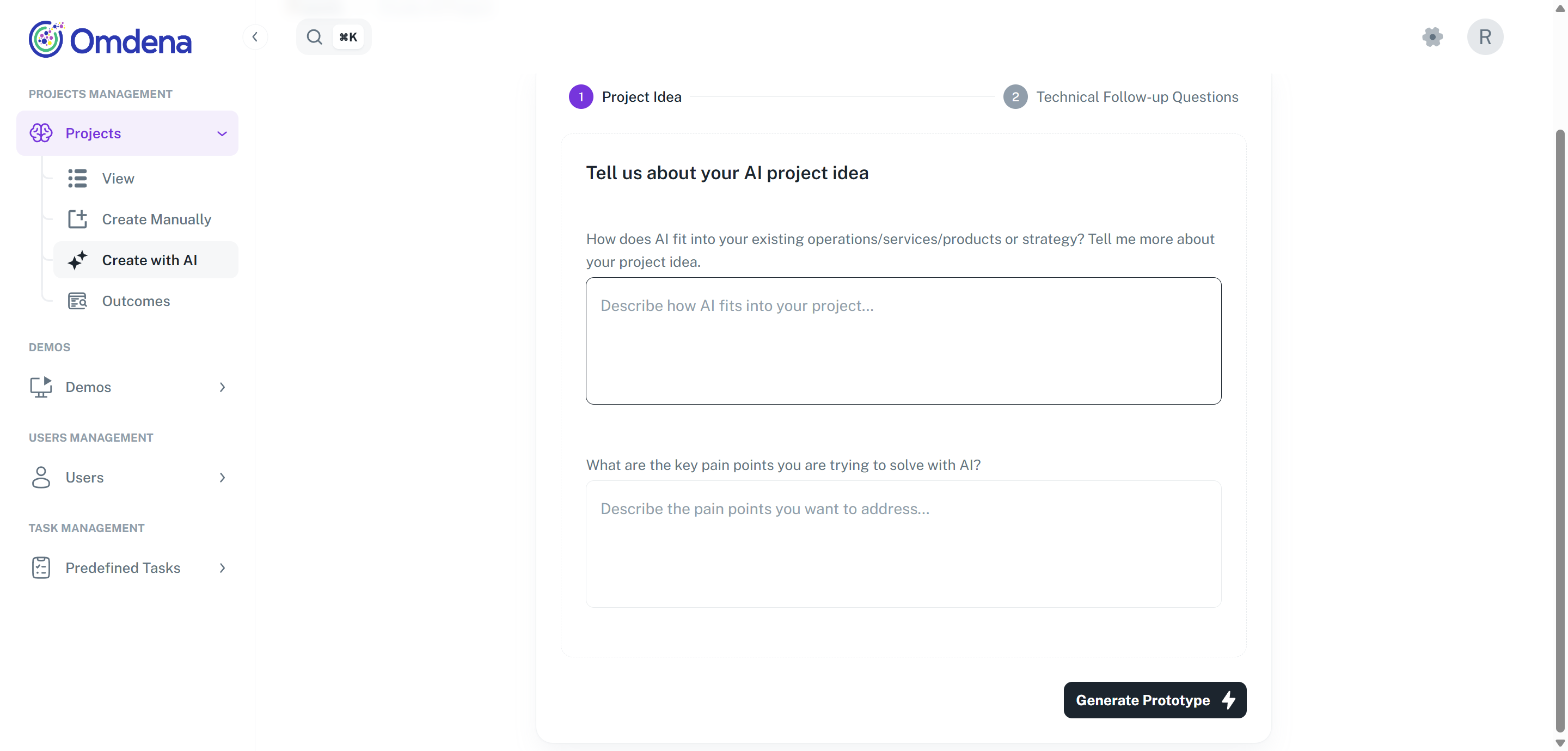 Describe how AI powers your project for maximum impact.