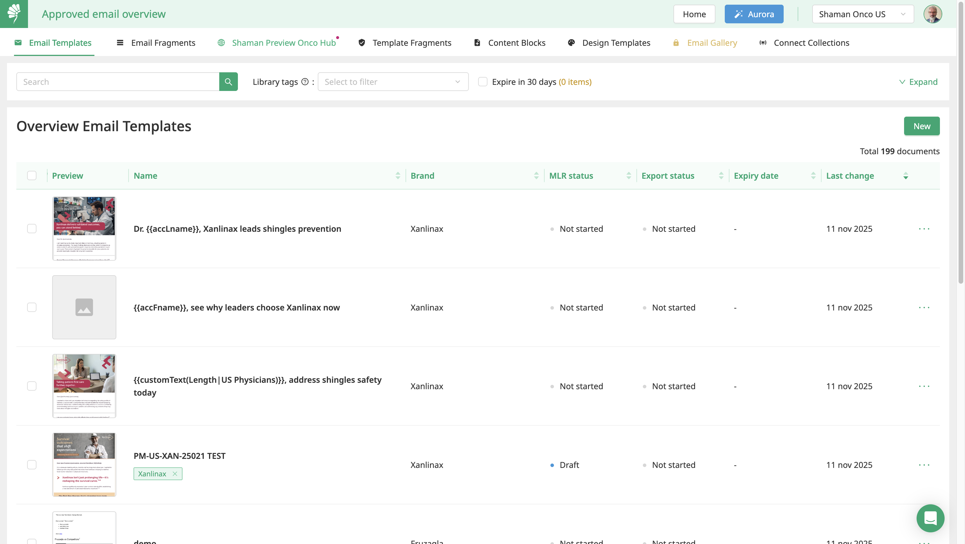 Go to the **Content Hub**