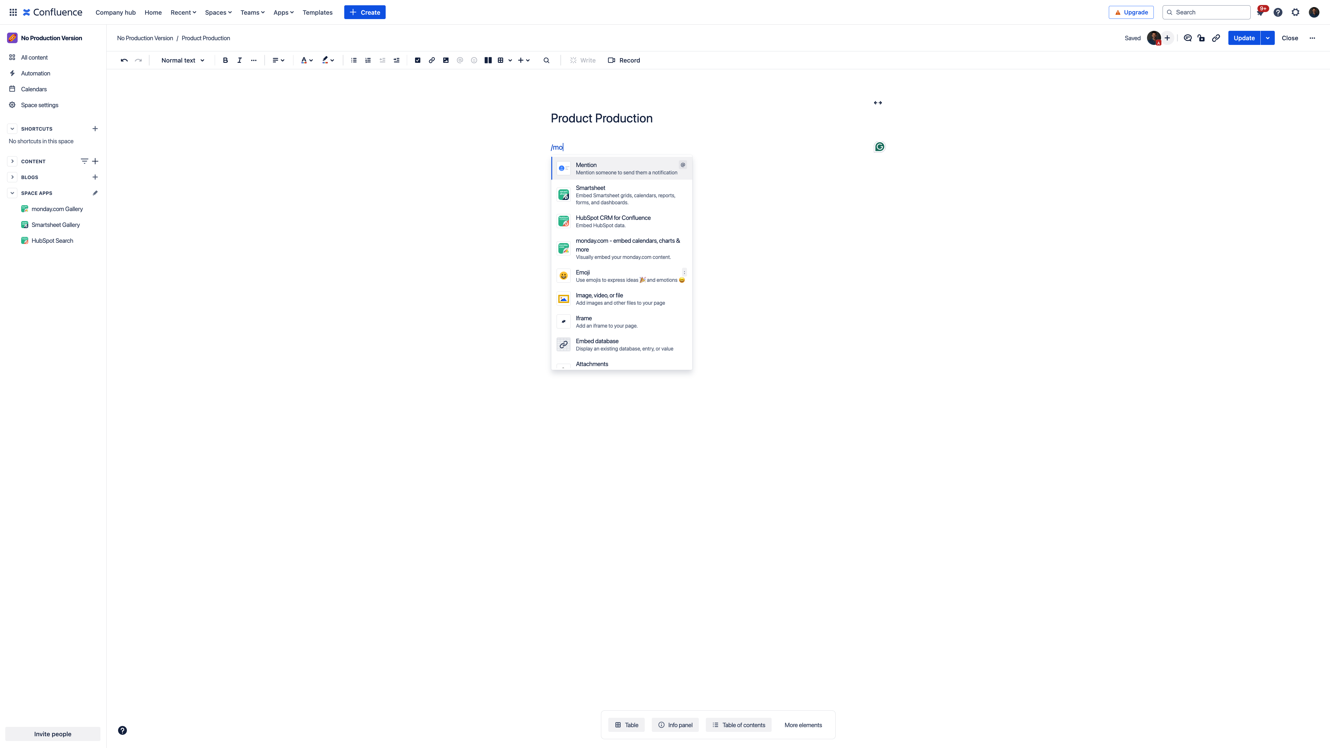 Click on the monday.com shortcut