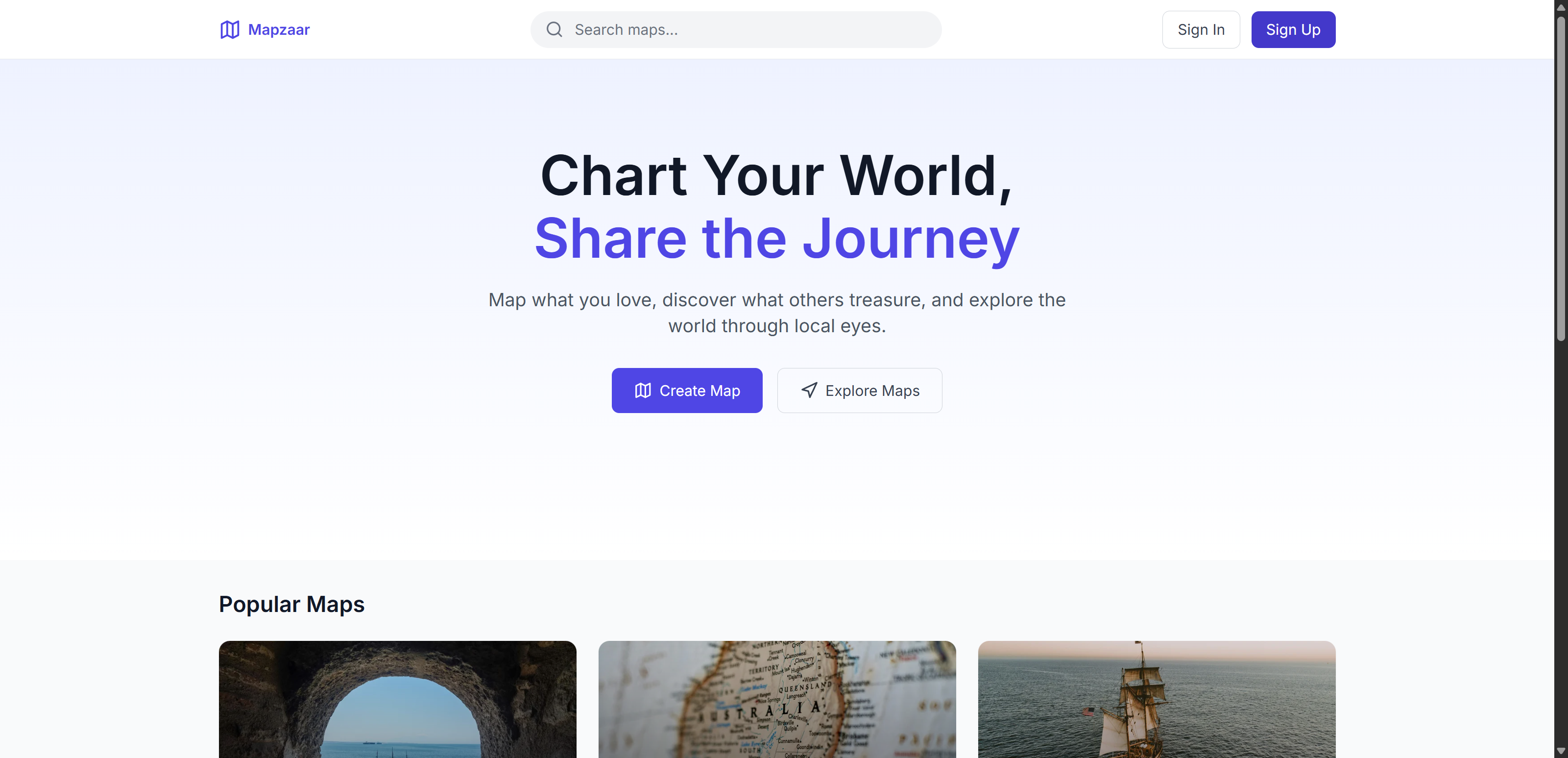 Start by creating a free account to unlock all map-sharing features.
