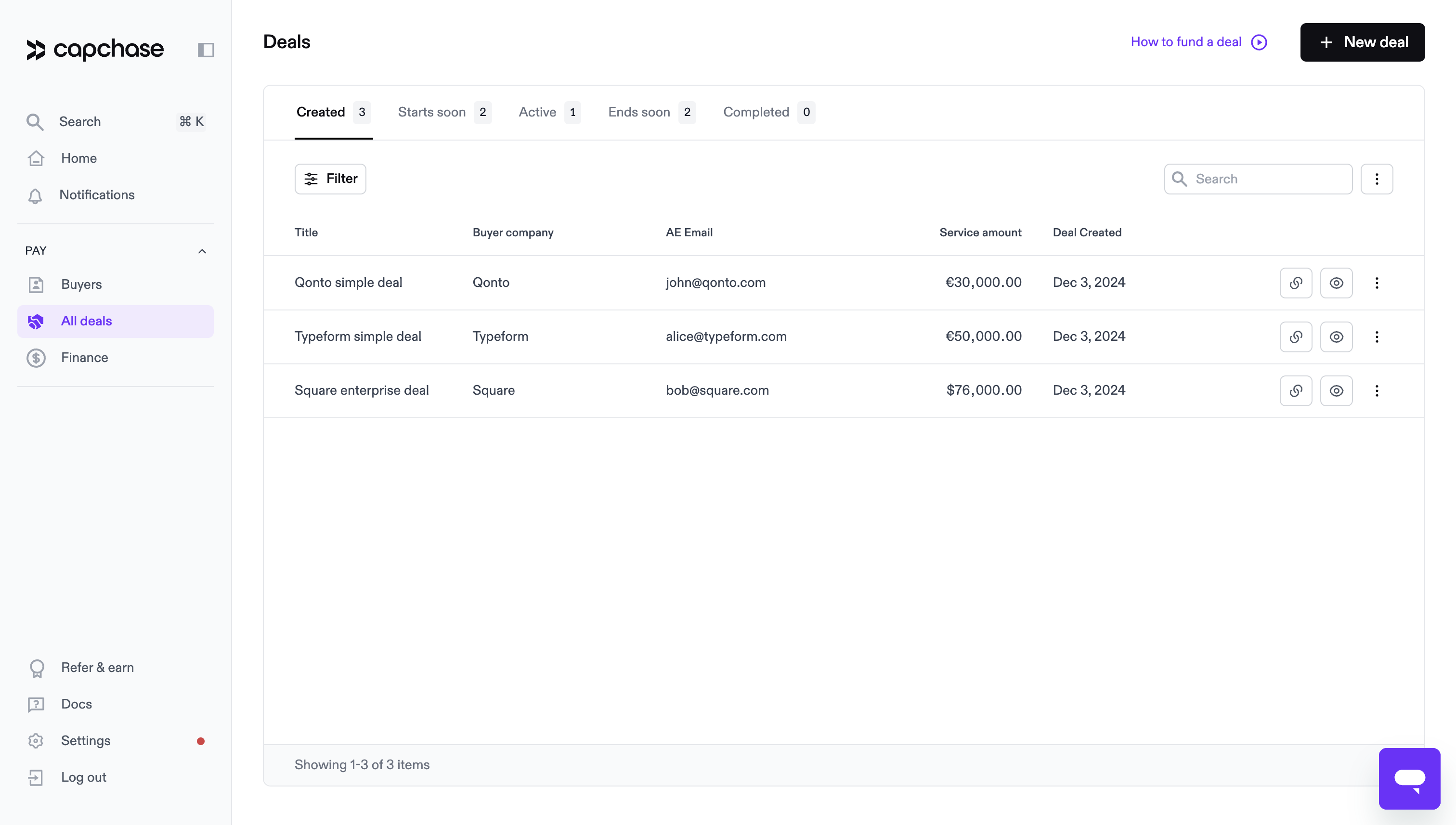Easily create flexible term options from your quote and share them via a user-friendly Payment Link.