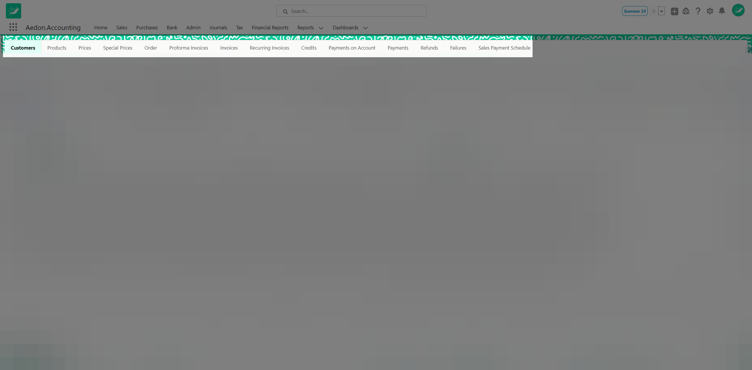 We have organised the Sales and Purchase menus intuitively with the Transaction types laid out in a logical sequence to improve usability. 