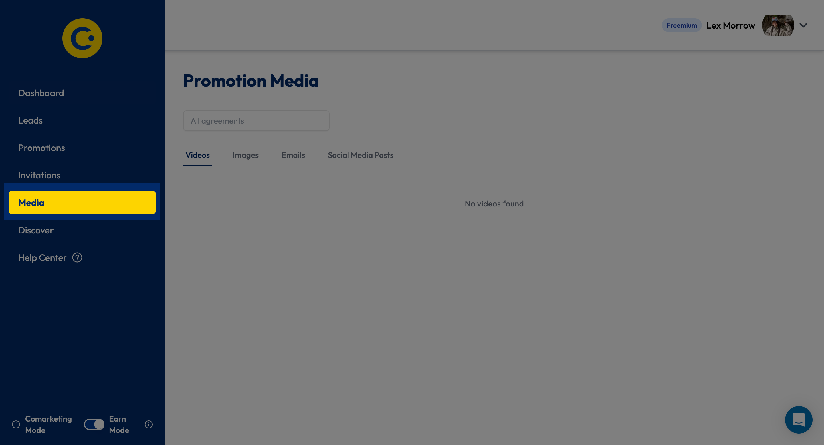 Open the media library.