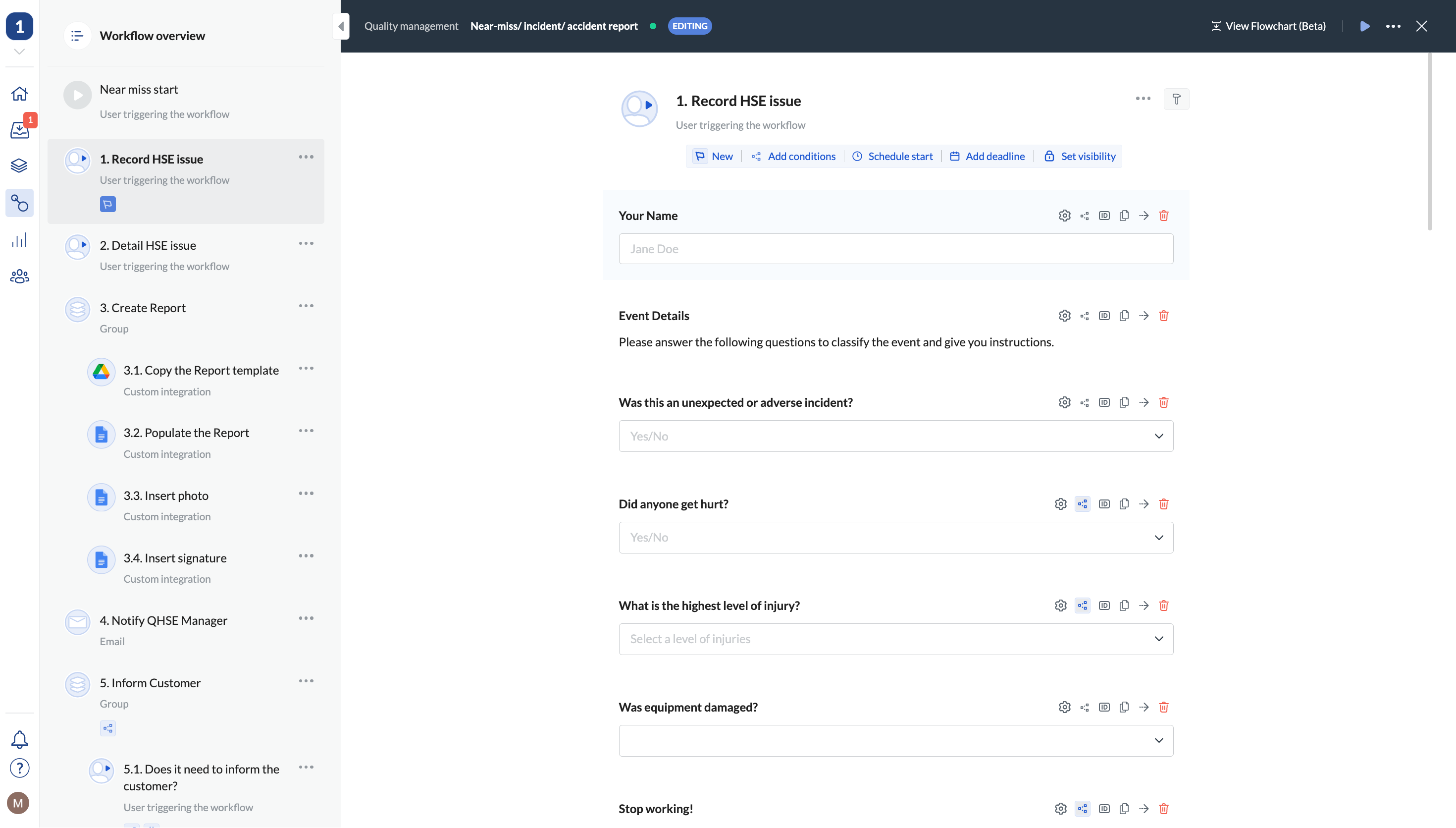 Build versatile forms in minutes and customize them as you like