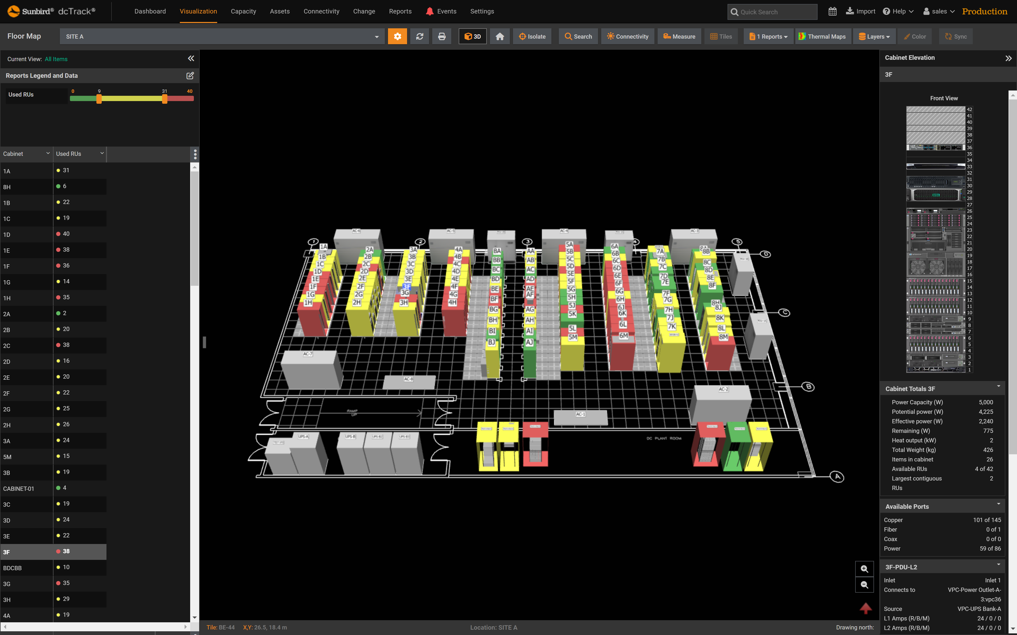 In this self-guided tour, you will see what assets can be managed and tracked in data centers, edge sites, and IDF closets and how physical asset relationships can be modeled.