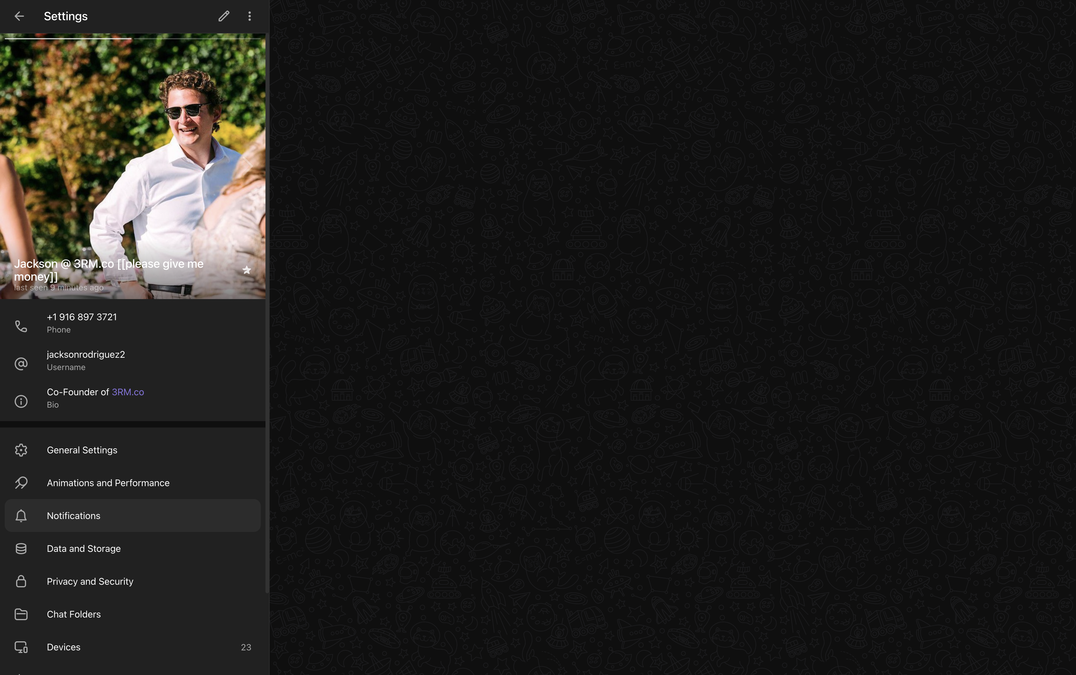 Select "Chat Folders"