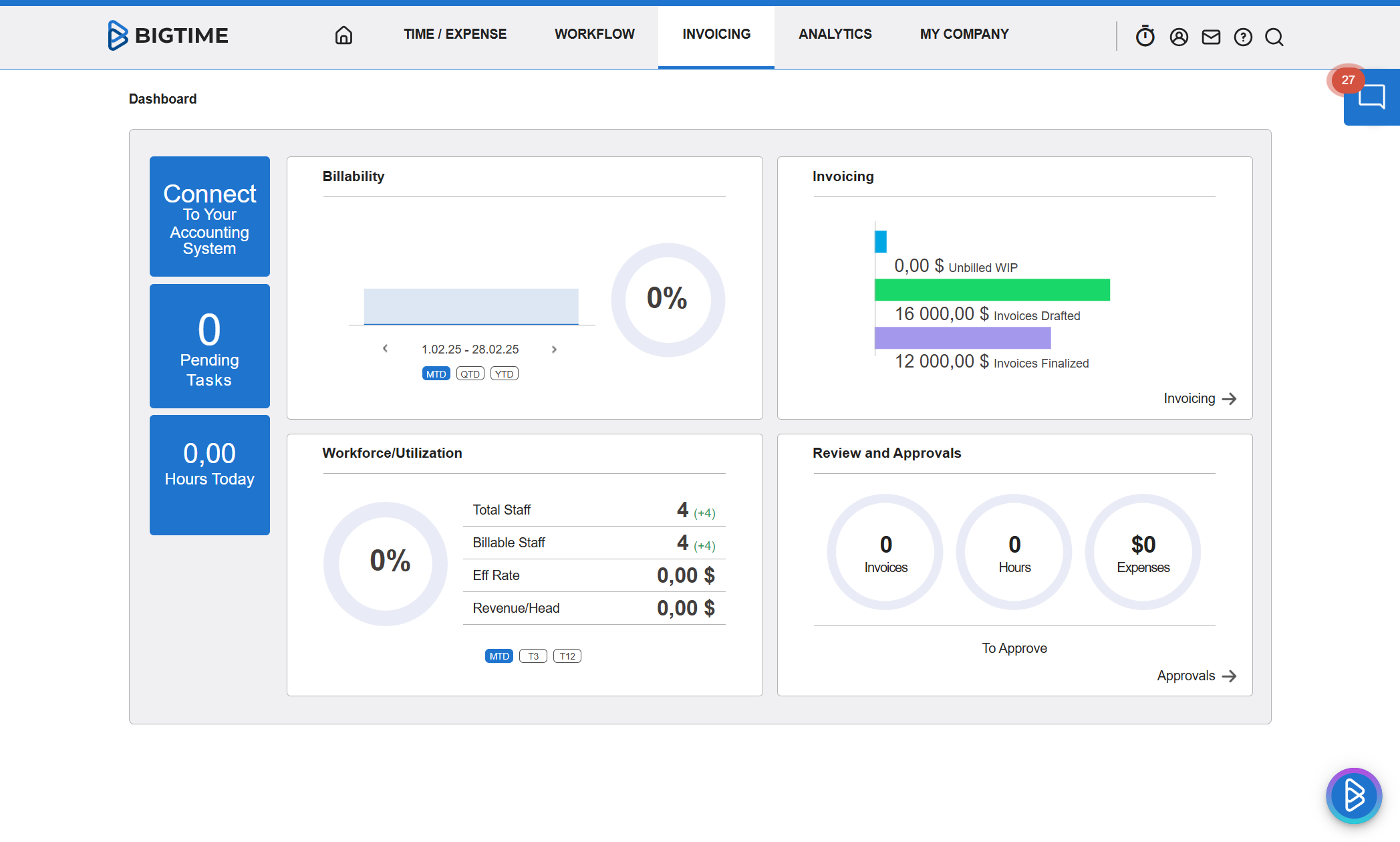 Discover the invoicing features that streamline your billing process effortlessly. Click on the Invoicing Tab. 