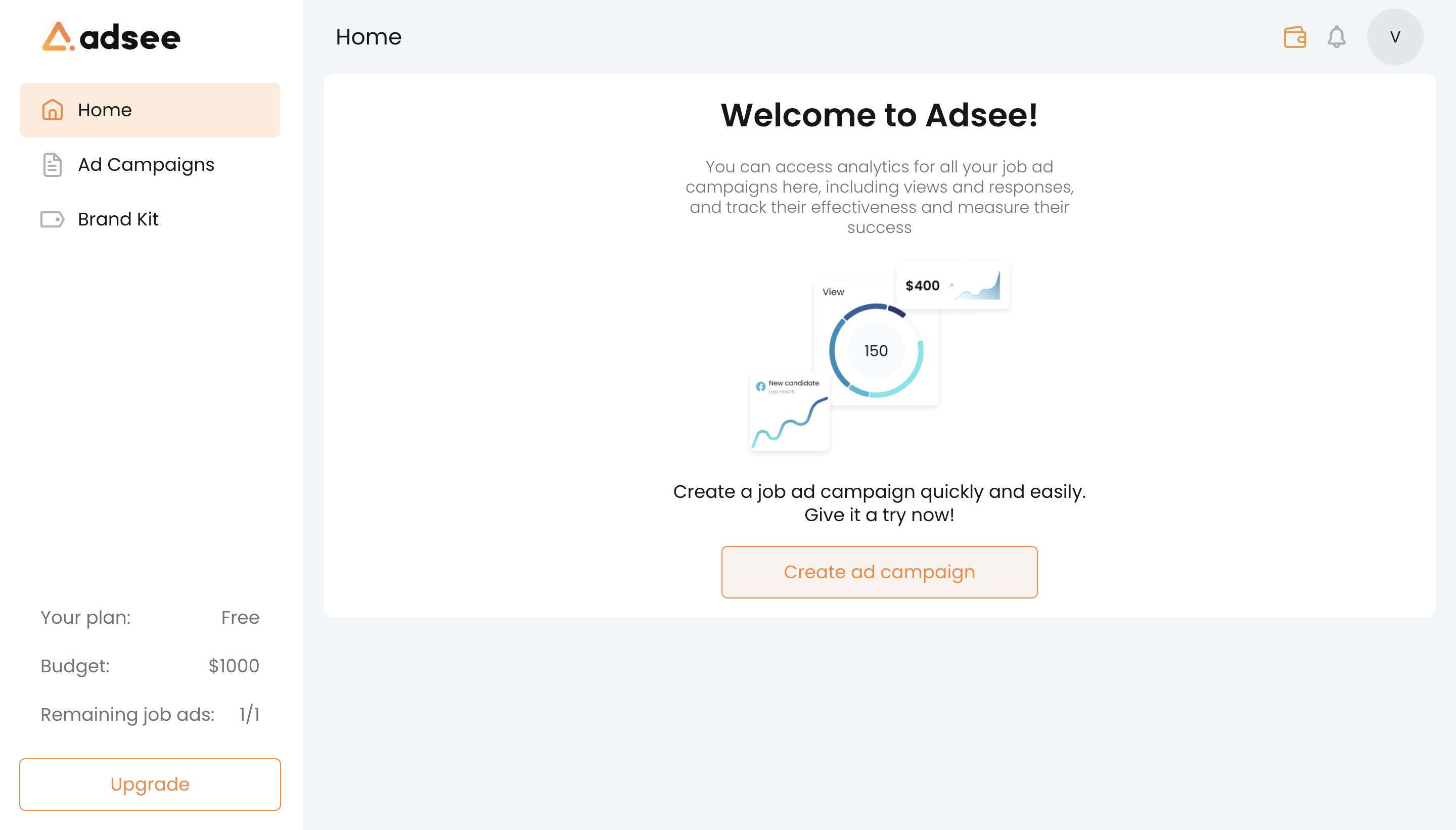 Create your first ad campaign