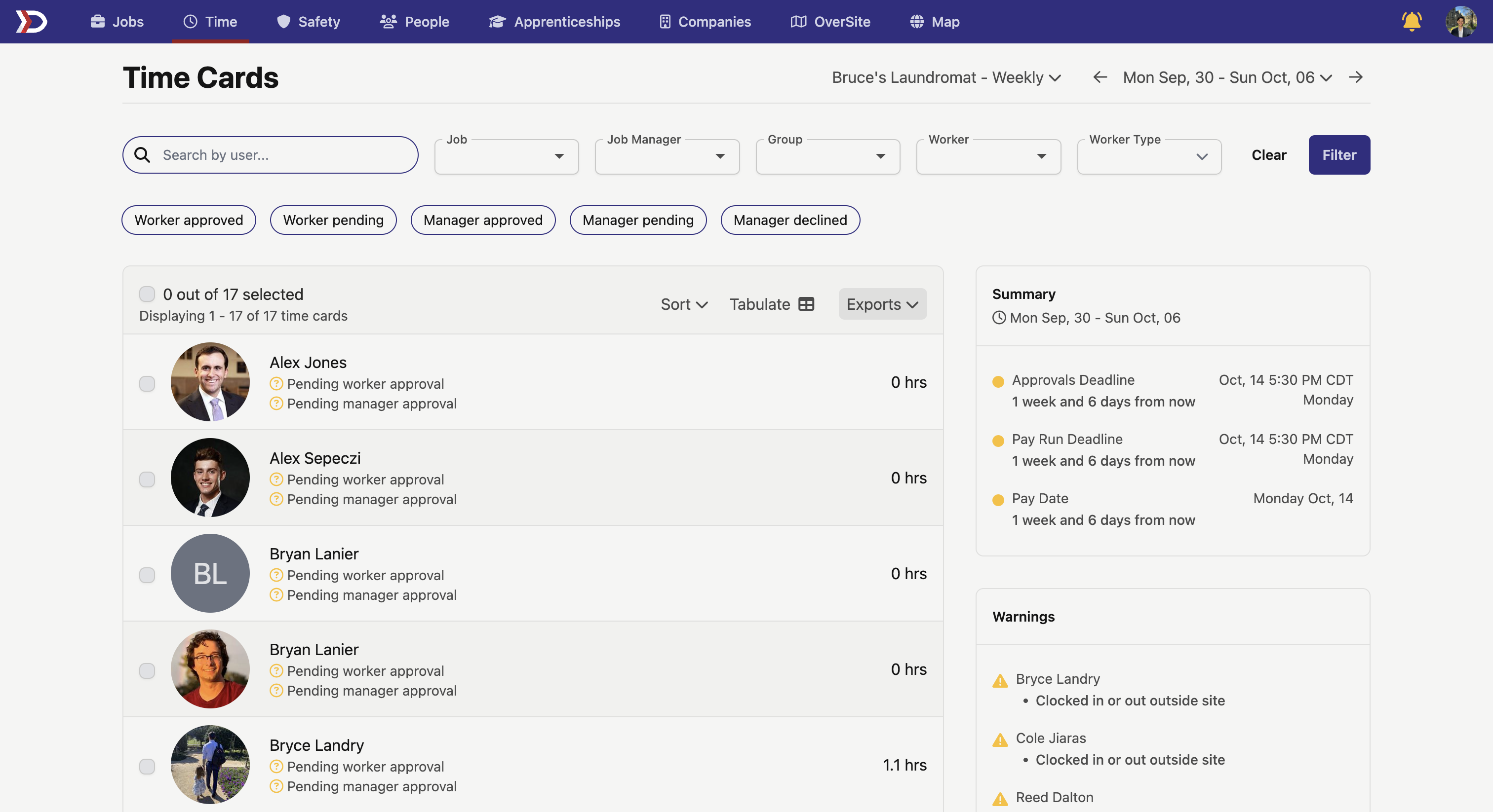 The CSV file will automatically appear in your downloads folder