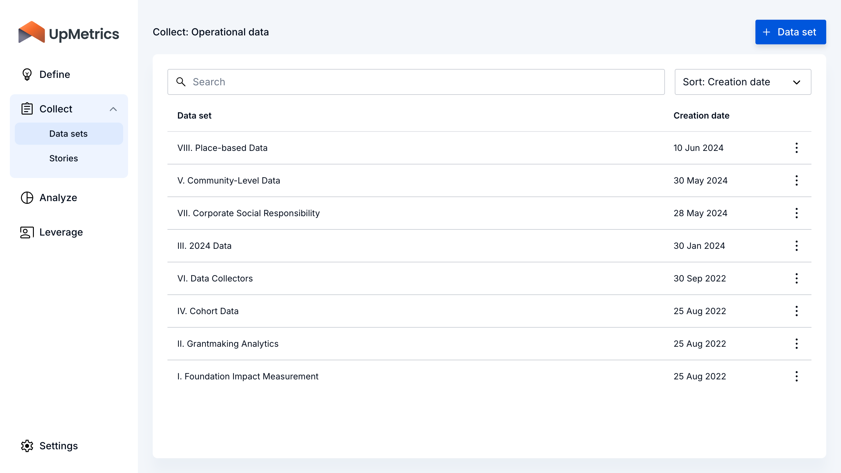 Create folders for your data to stay organized!