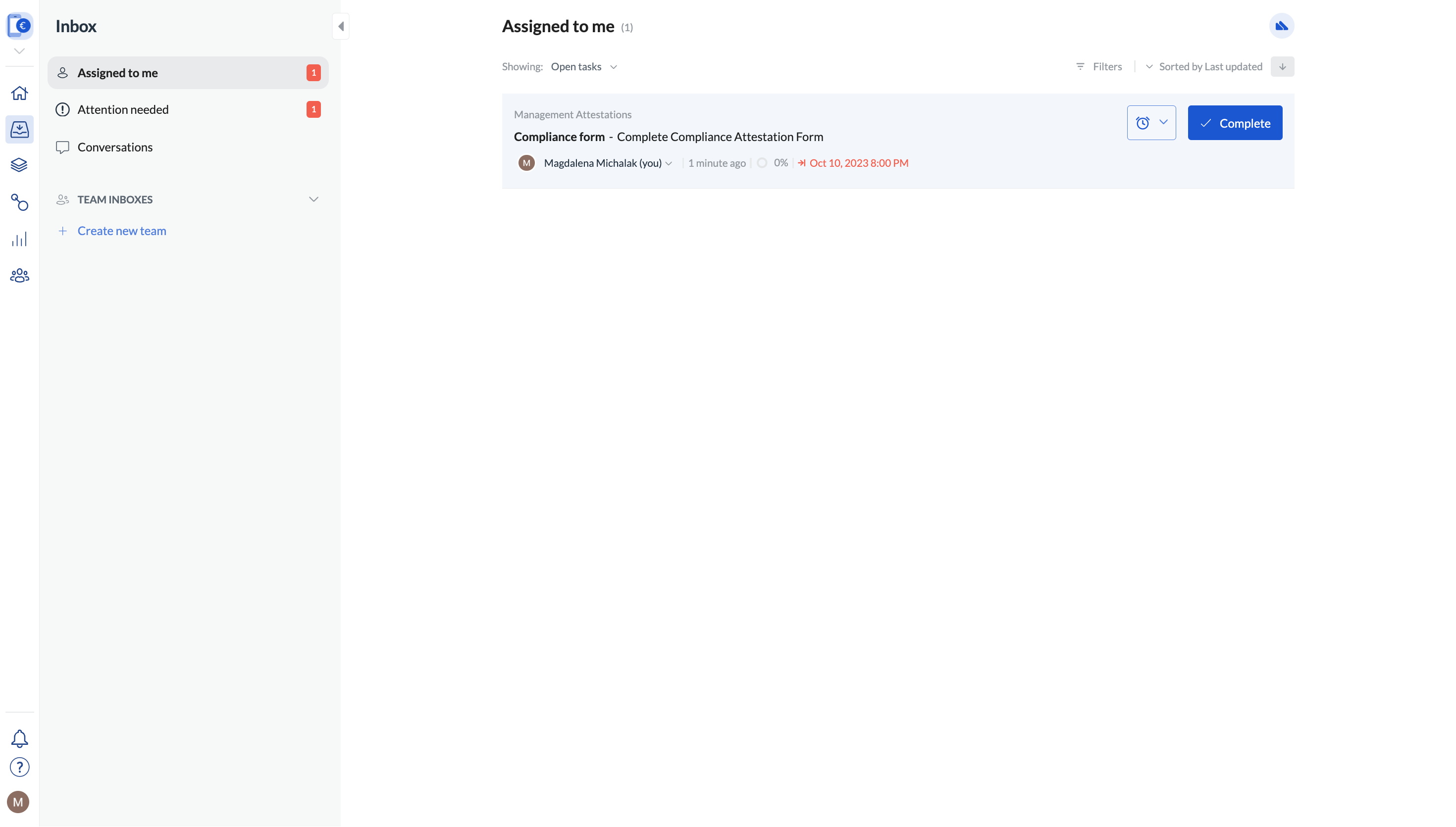 Never miss a task with deadline and task notifications!