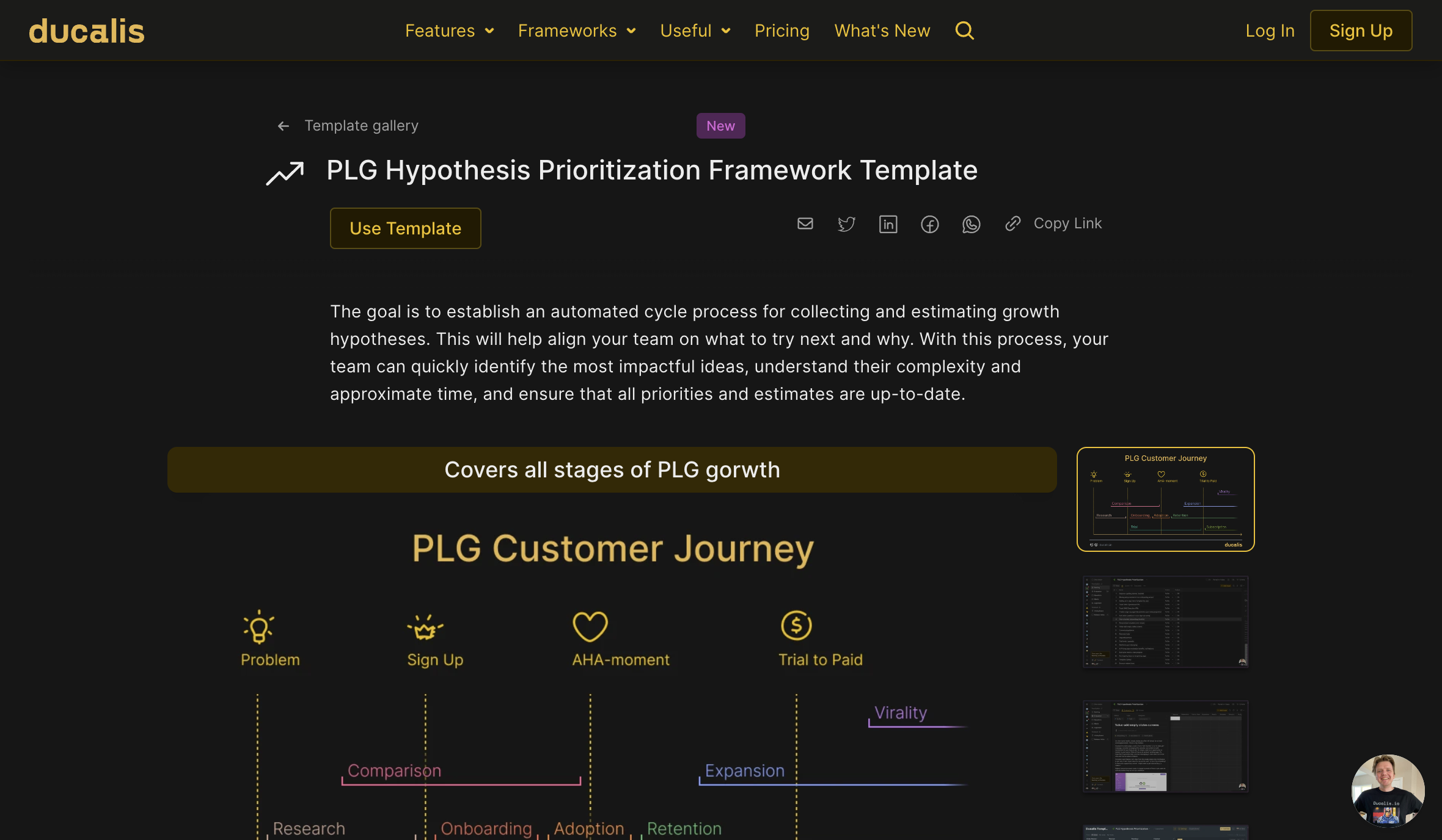 Setup a PLG Hypothesis prioritization workflow in 2 minutes.