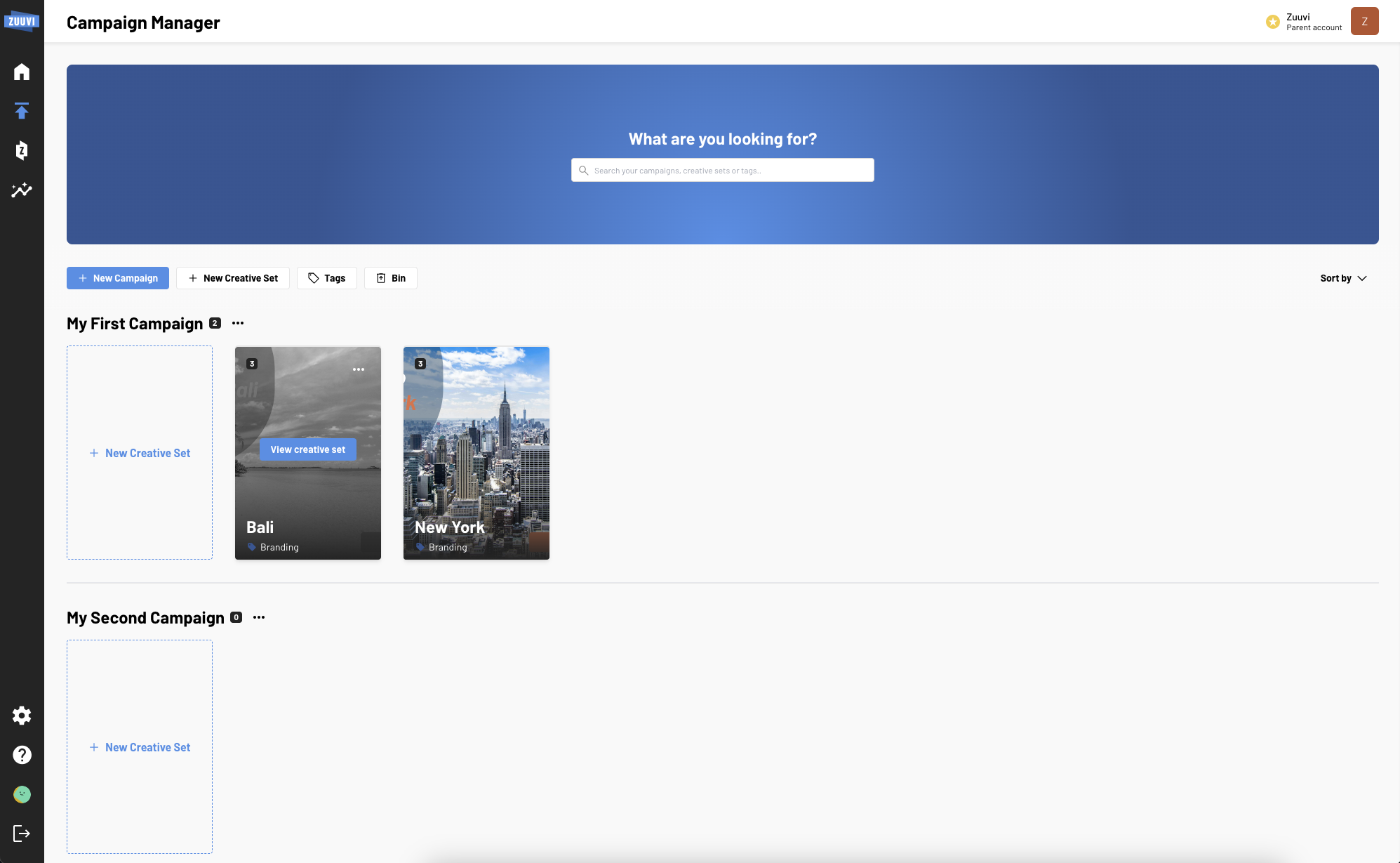 View the ads in your Creative Set