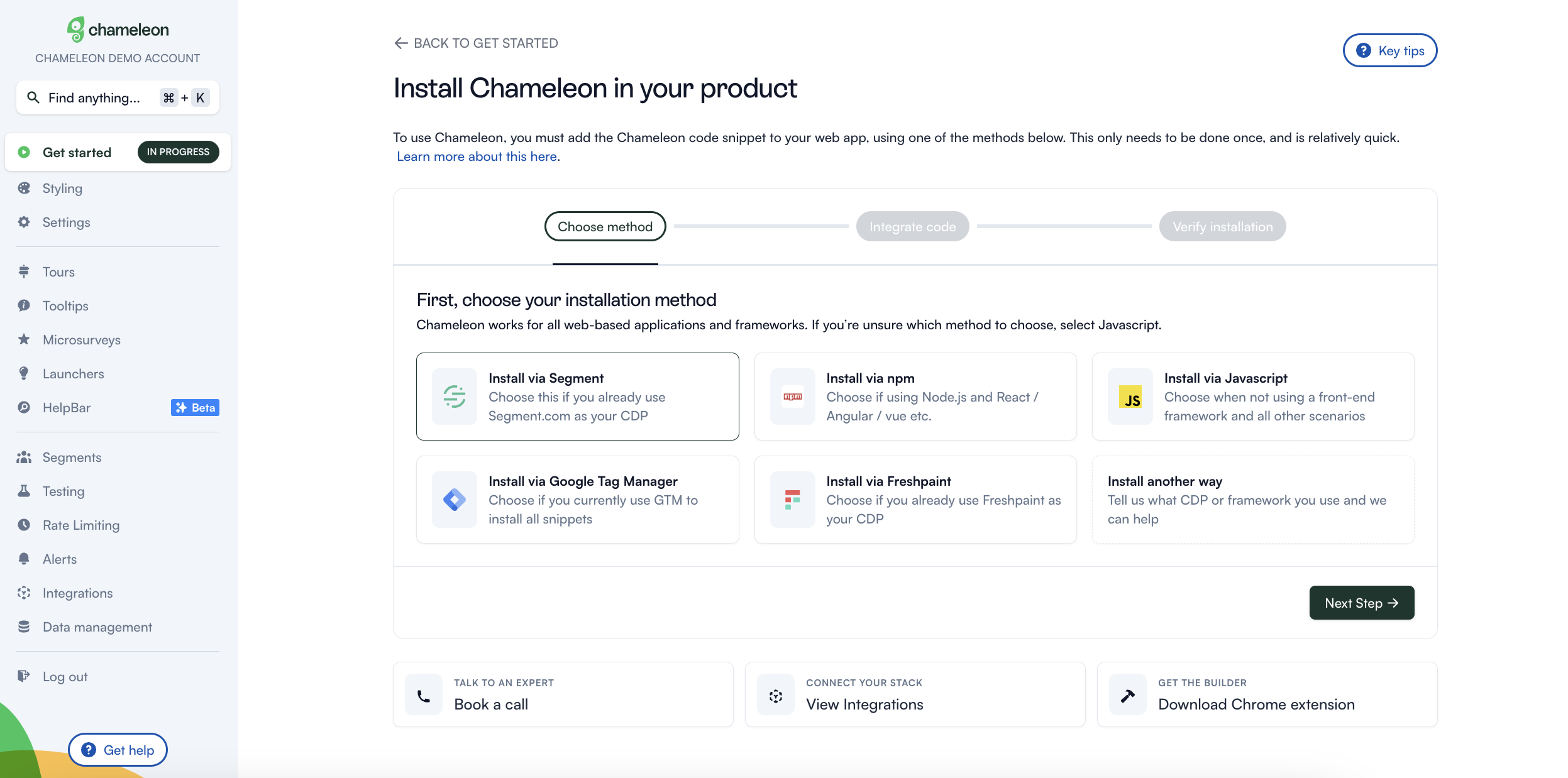  If you install via Segment your data will sync automatically. 