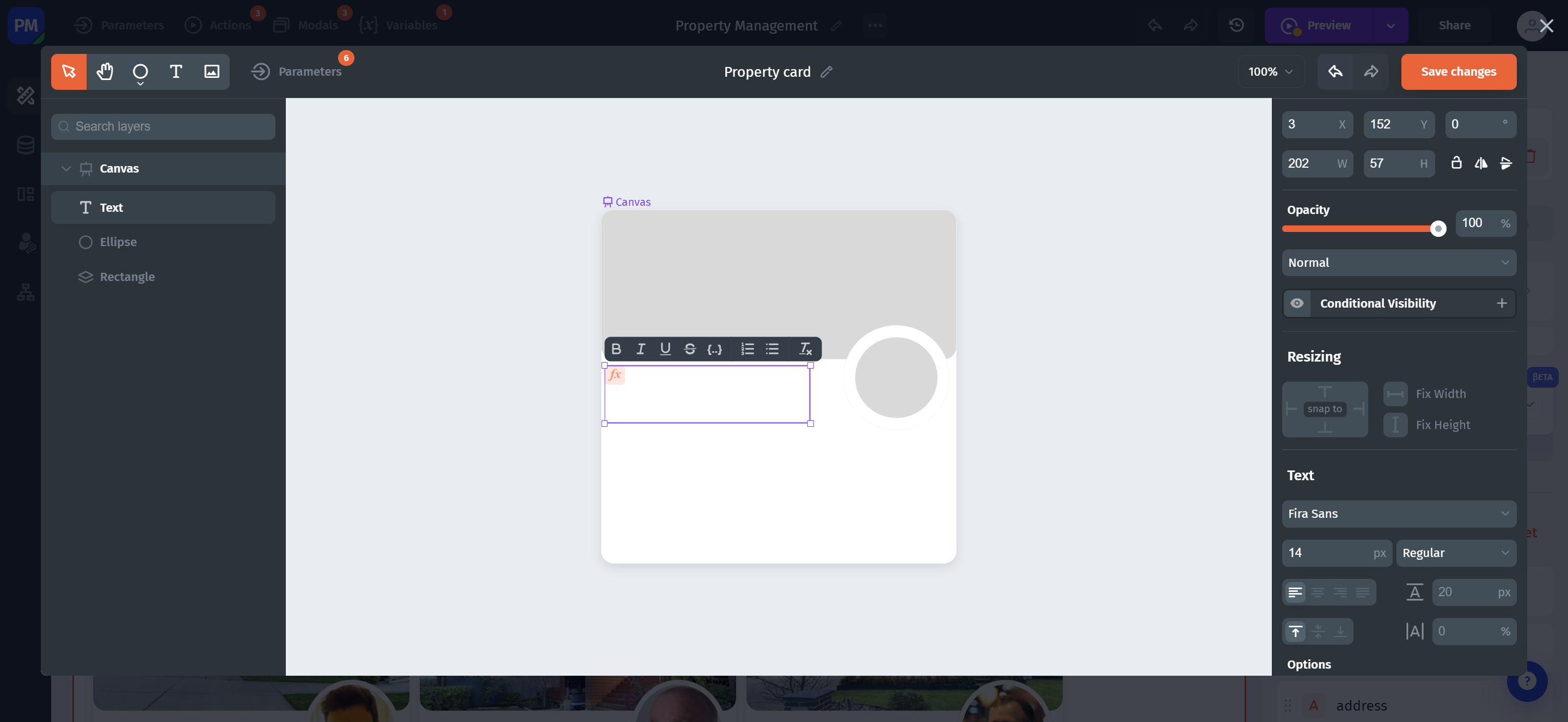 Specify the parameter