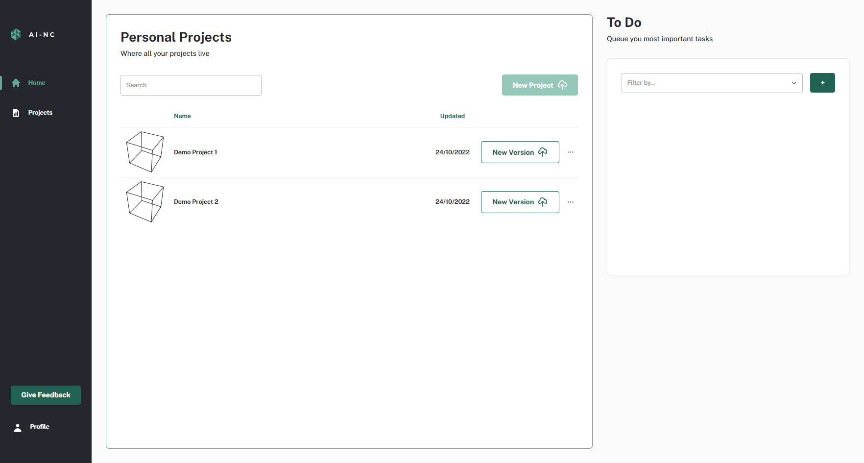 Start by uploading .step file to view manufacturing warnings