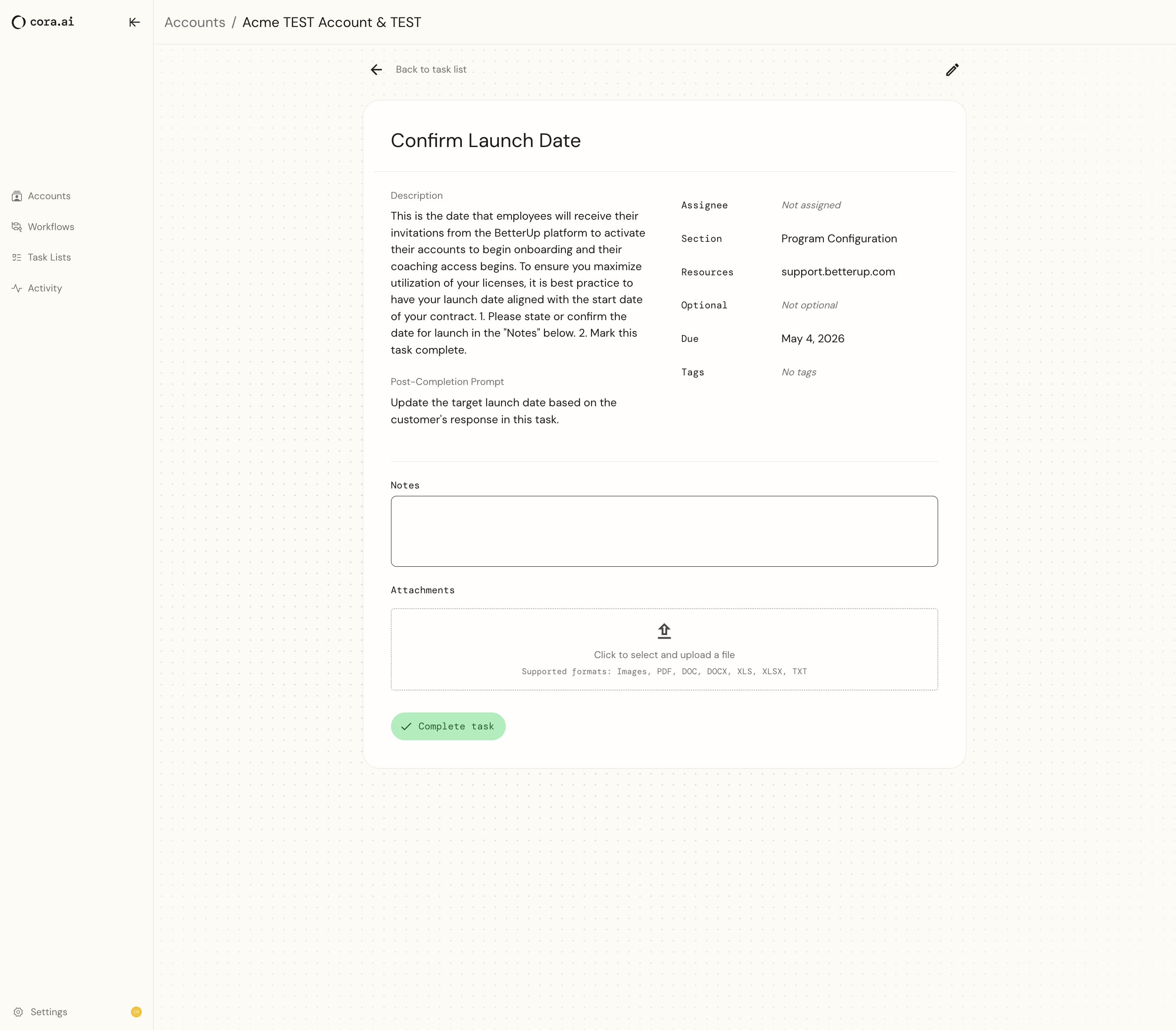 Review instructions and resources