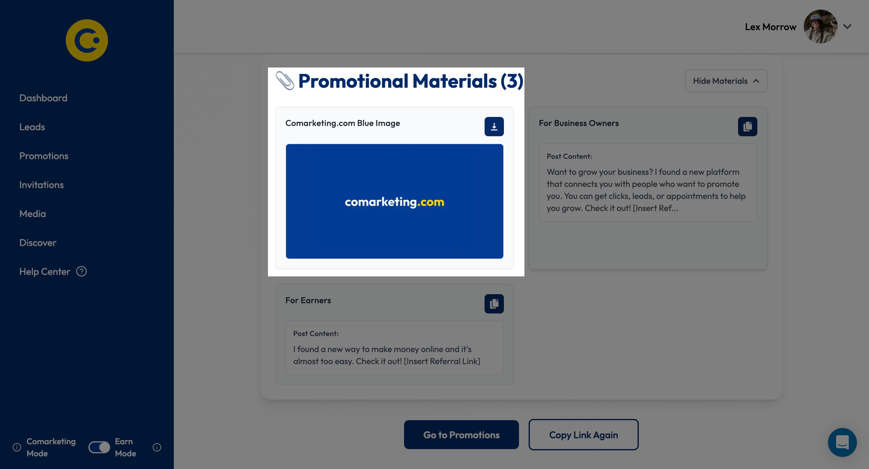 **Download images + videos** included with your promotion. 