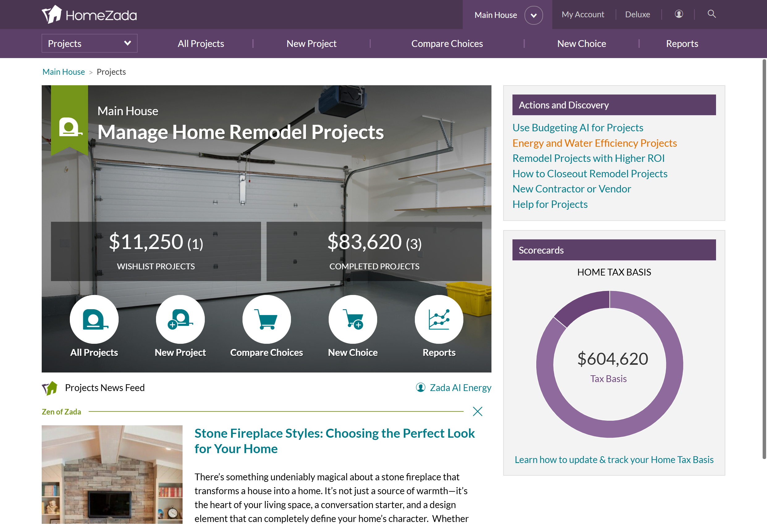 A simple click initiates the power of Homeowner AI.