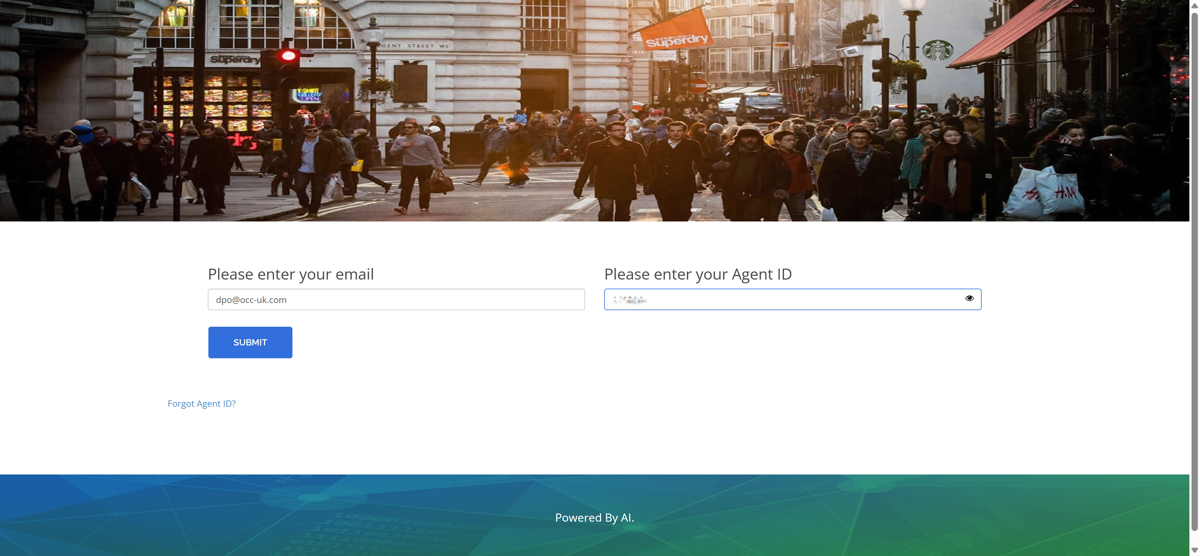 The client clicks on your generated iFrame link, adds their email and code then accesses your white label AI platform, with the chosen claims product, in this case a PCP car loan assessment, ready to interact with the AI prompts.

Click the circle.