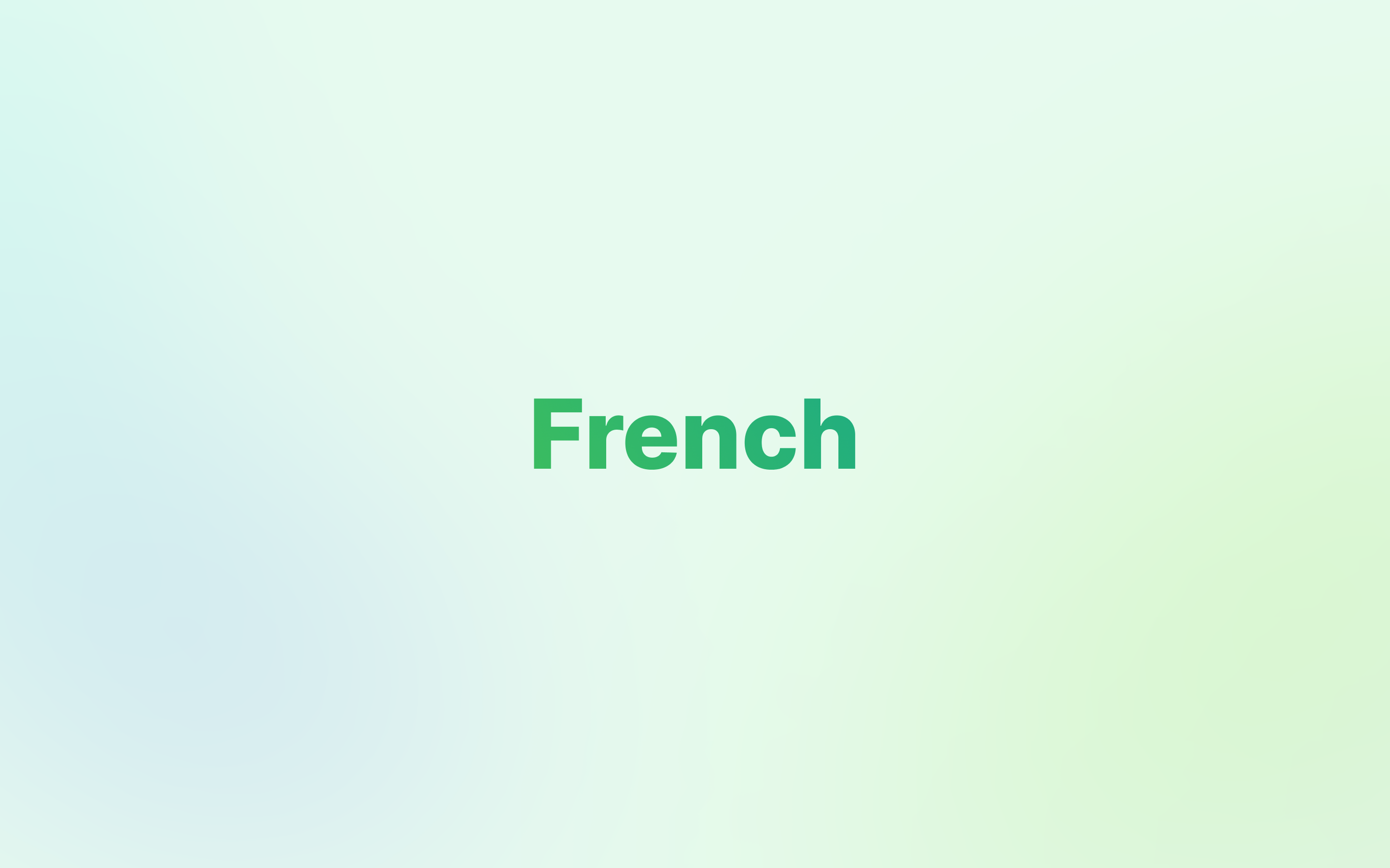 Half our team is from here, so we'd never leave you out. Go France!